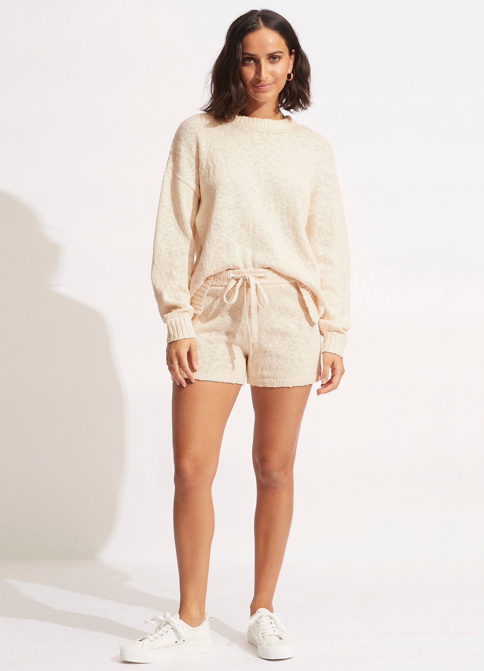 Boucle Short  - Sand - Sand view 2