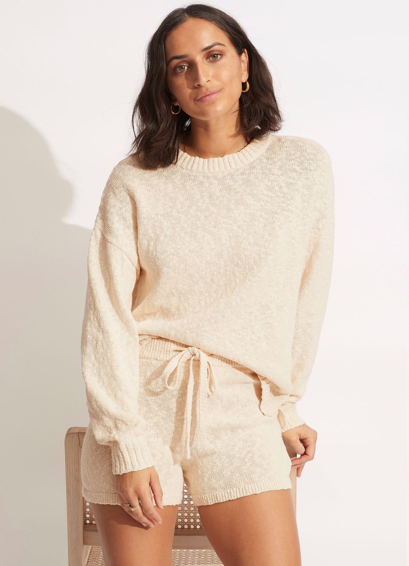 Boucle Sweater - Sand - Sand