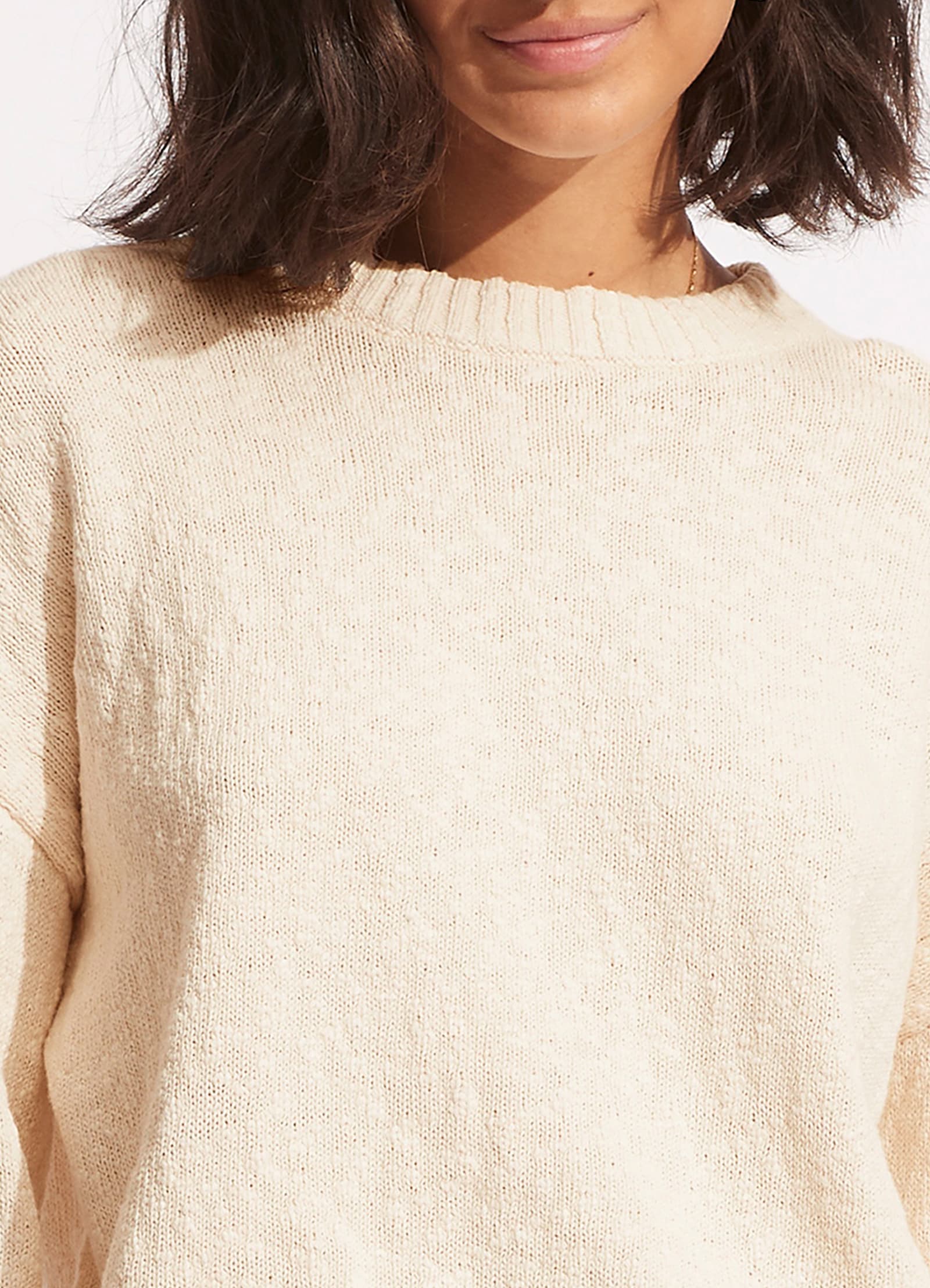 Boucle Sweater - Sand - Sand view 6