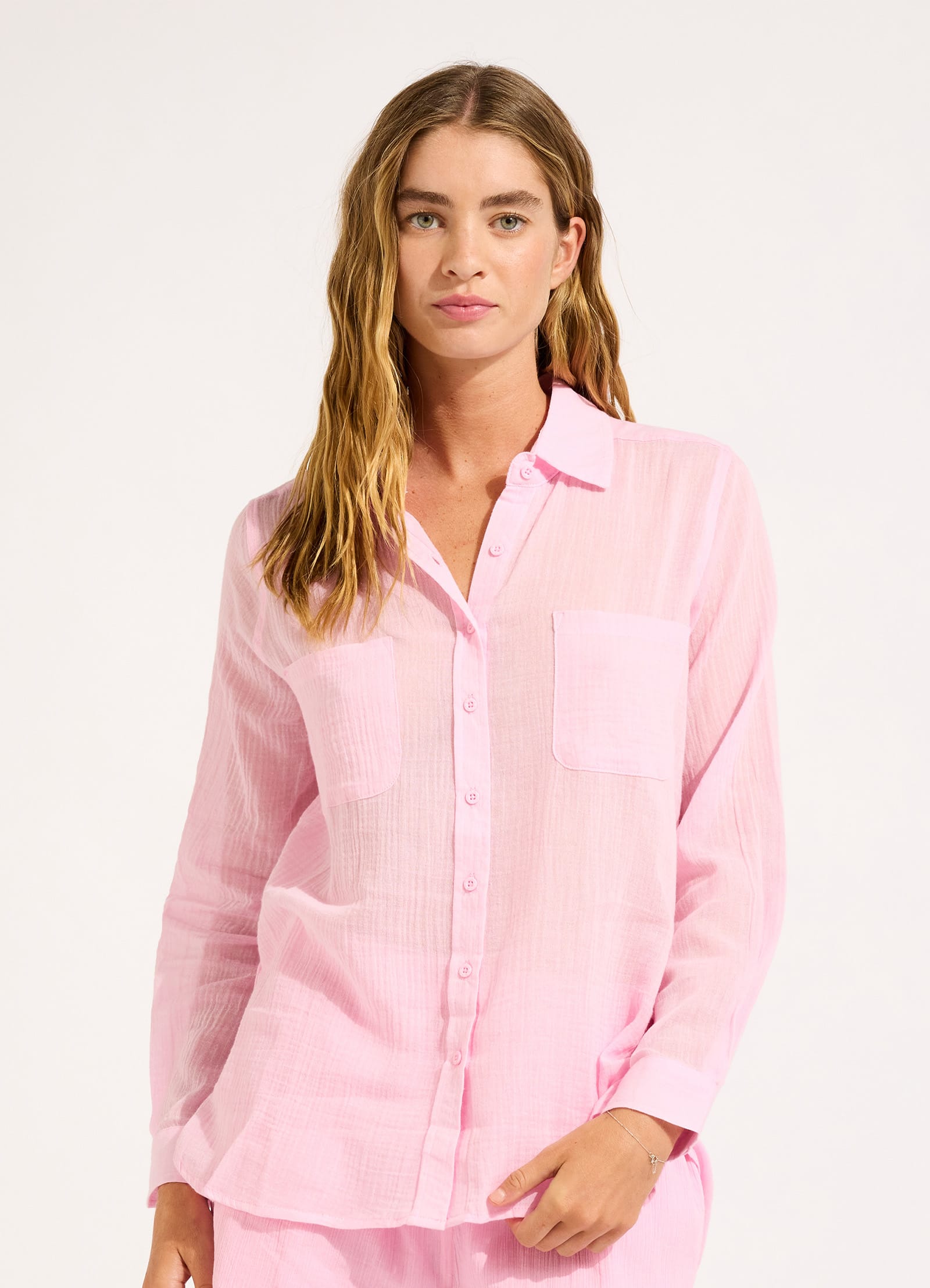Breeze Beach Shirt - Blossom - Blossom view 2