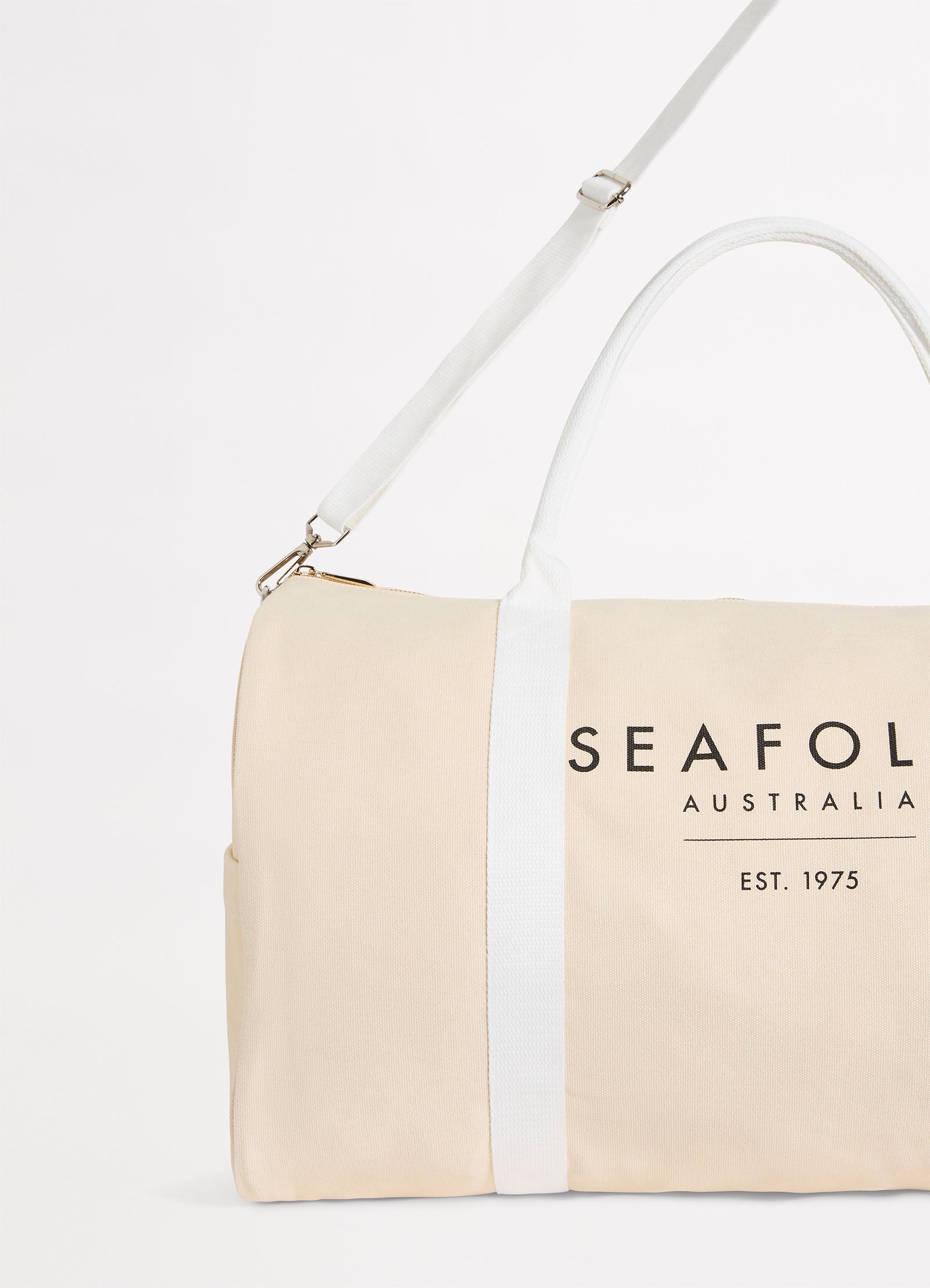 Canvas Duffle Bag - Sand - Sand view 2