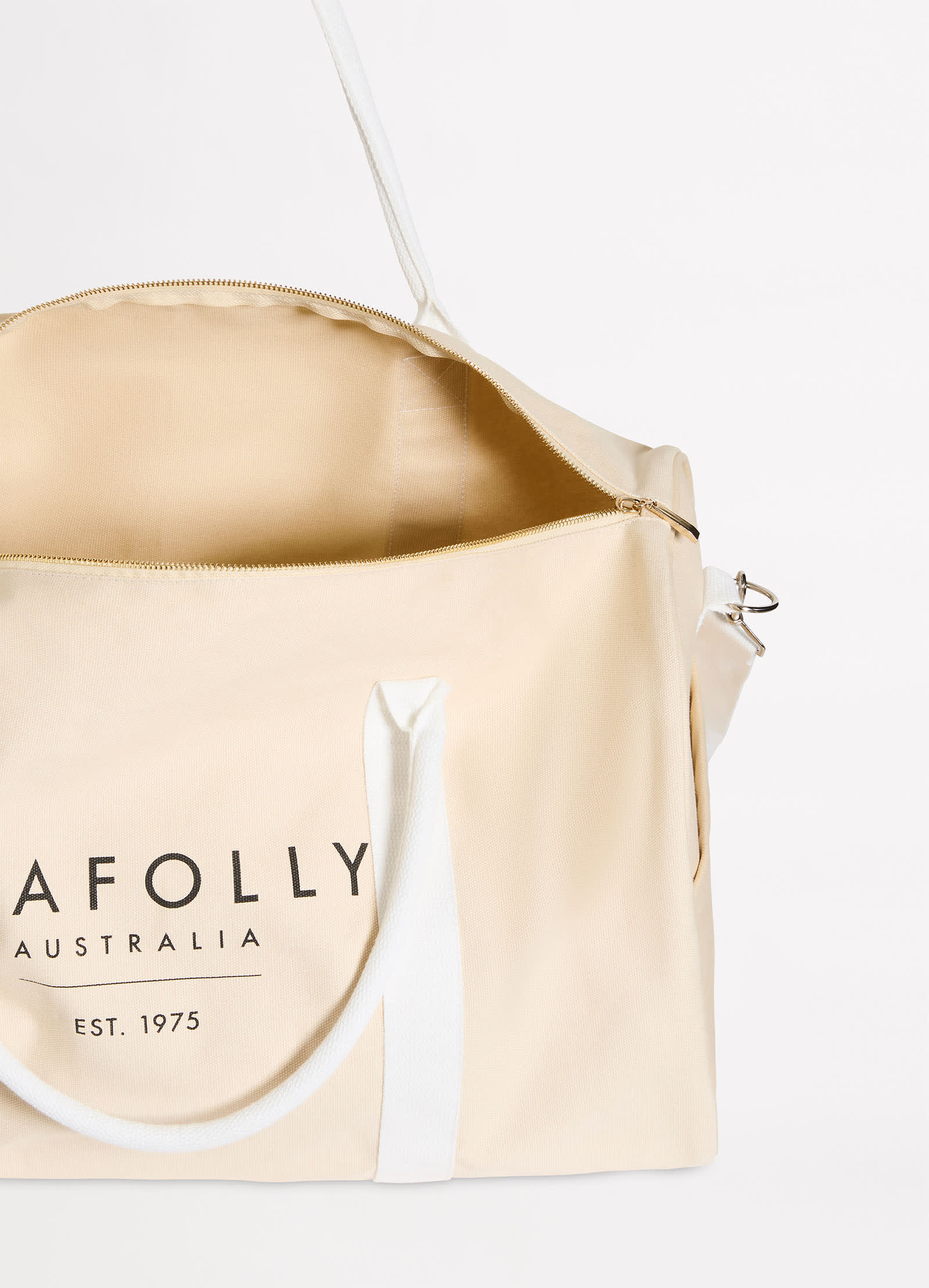 Canvas Duffle Bag - Sand - Sand view 4