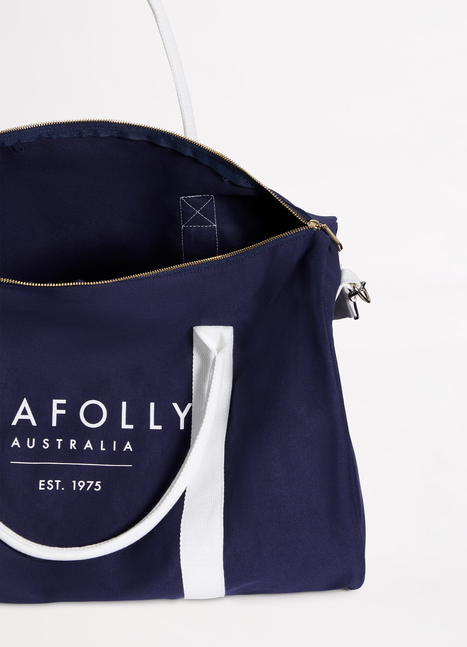 Canvas Duffle Bag - True Navy - True Navy view 4
