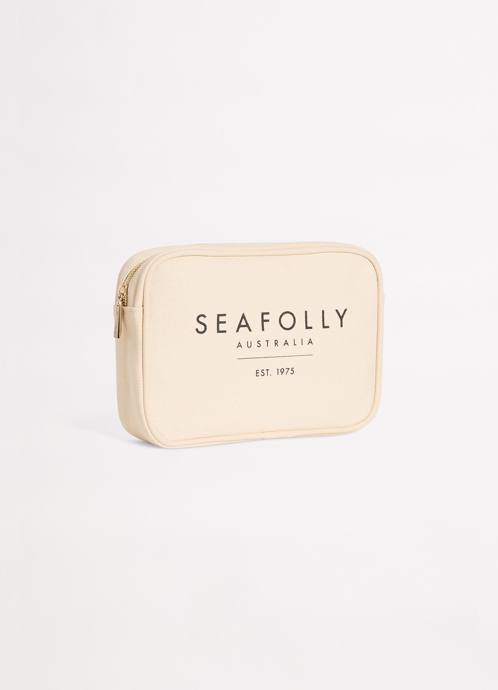 Canvas Pouch Bag - Sand - Sand view 2