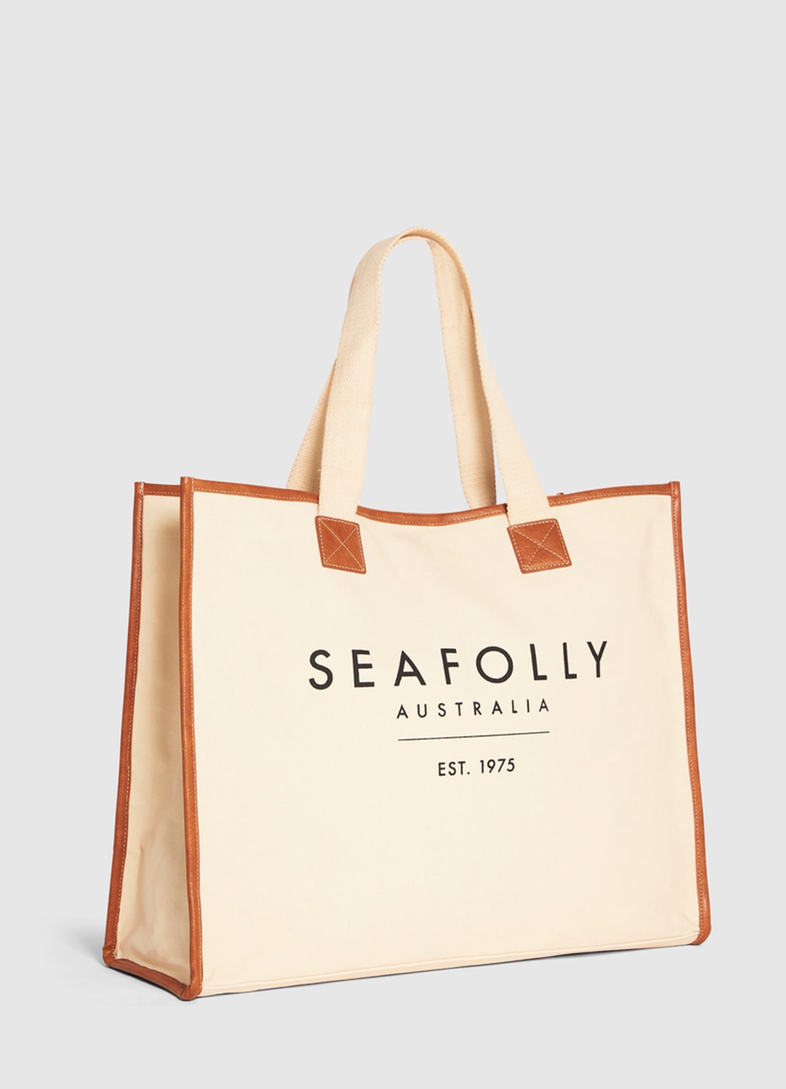 Canvas Tote Bag - Sand - Sand view 2