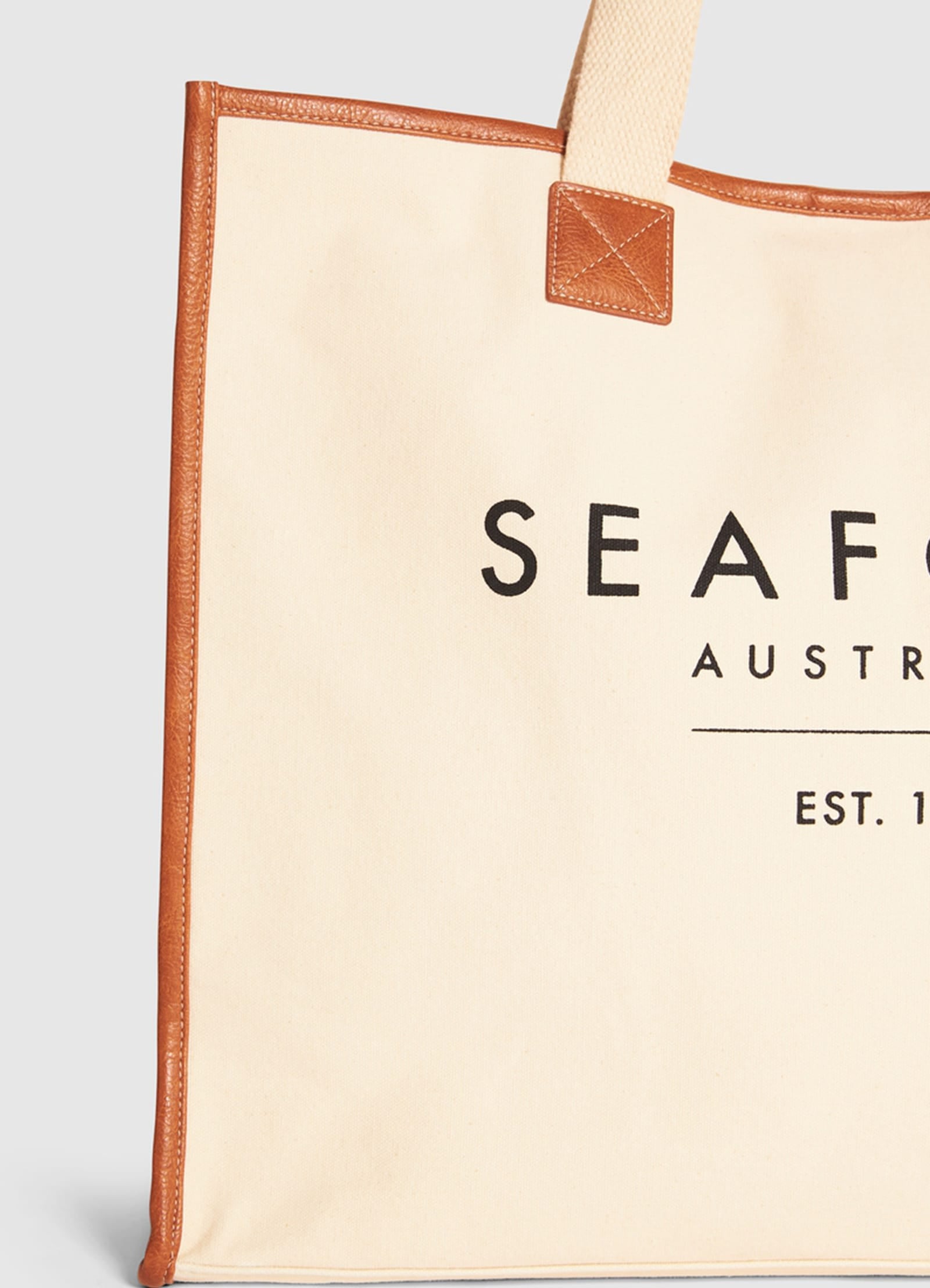 Canvas Tote Bag - Sand - Sand view 3