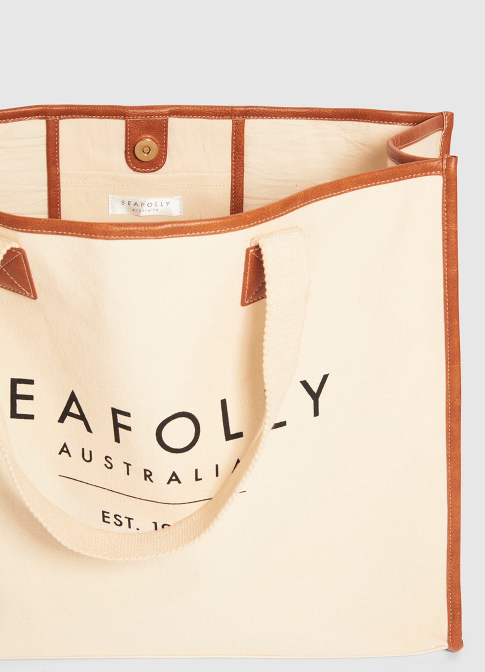 Canvas Tote Bag - Sand - Sand view 4