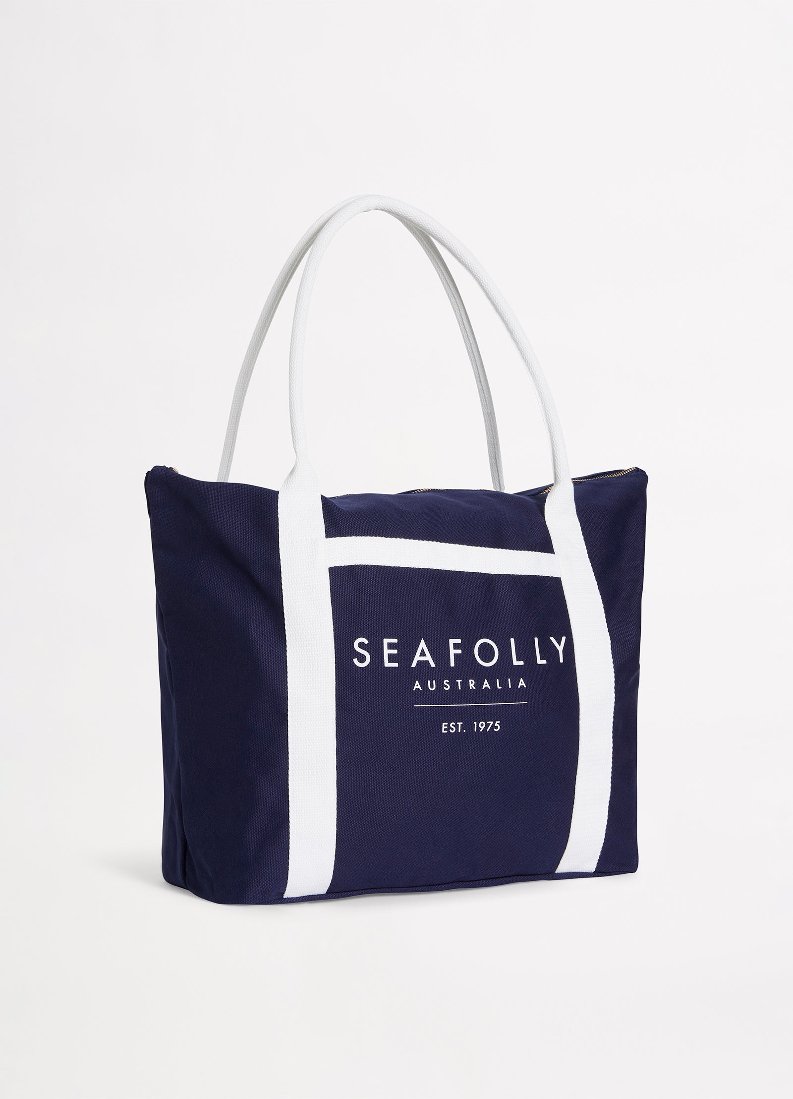 Canvas Tote Bag - True Navy - True Navy view 2