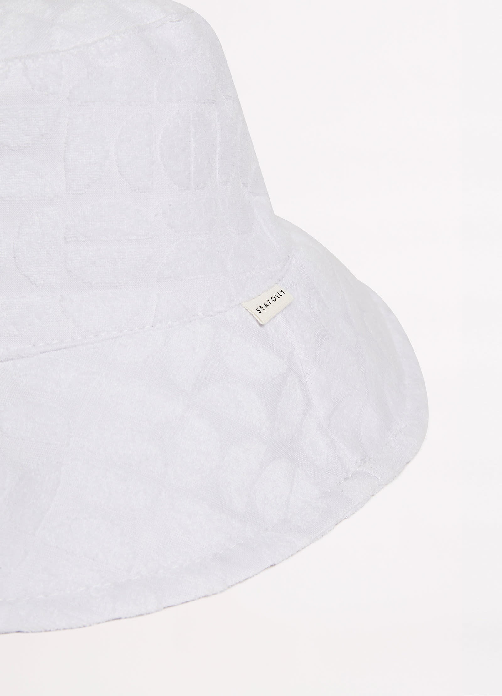 Capri Bucket Hat - White - White view 3
