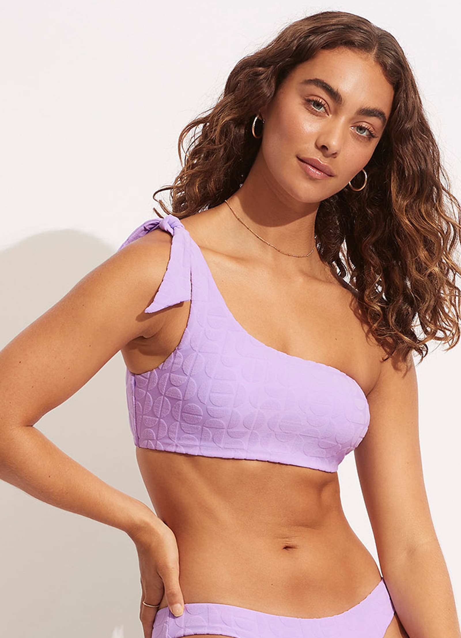 Capri One Shoulder Top - Wild Rose - Wild Rose