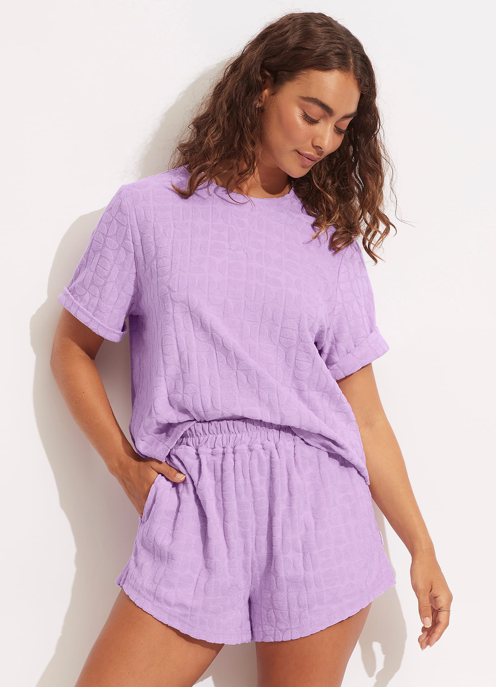 Capri Terry Short - Wild Rose - Wild Rose