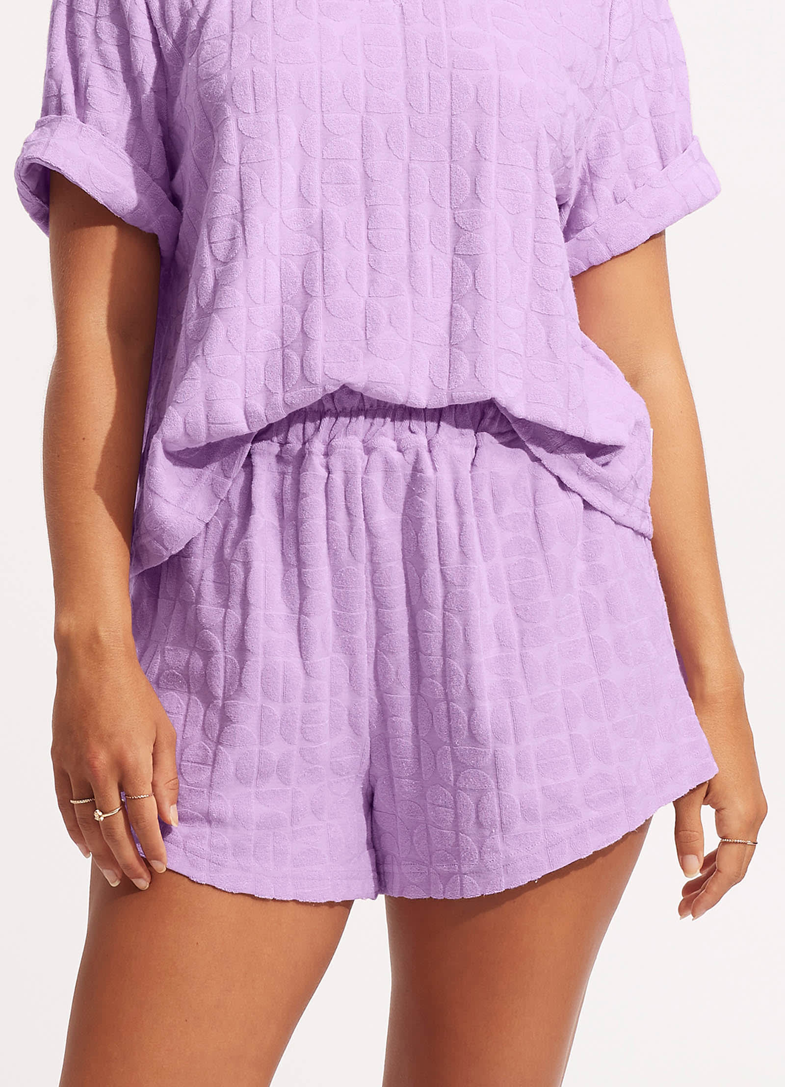 Capri Terry Short - Wild Rose - Wild Rose view 2