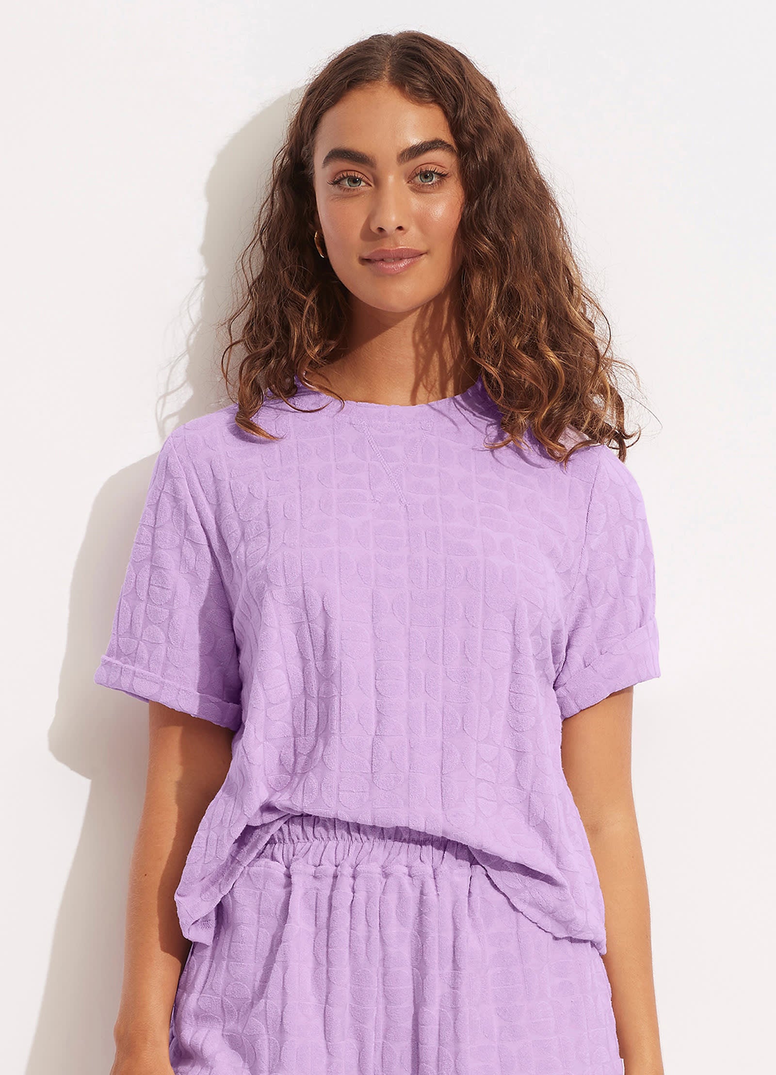 Capri Terry Tee - Wild Rose - Wild Rose