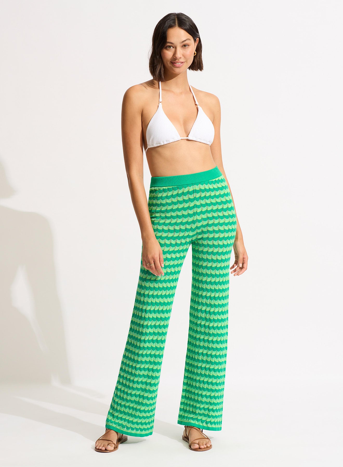 Carnaby Knit Pant - Jade - Jade