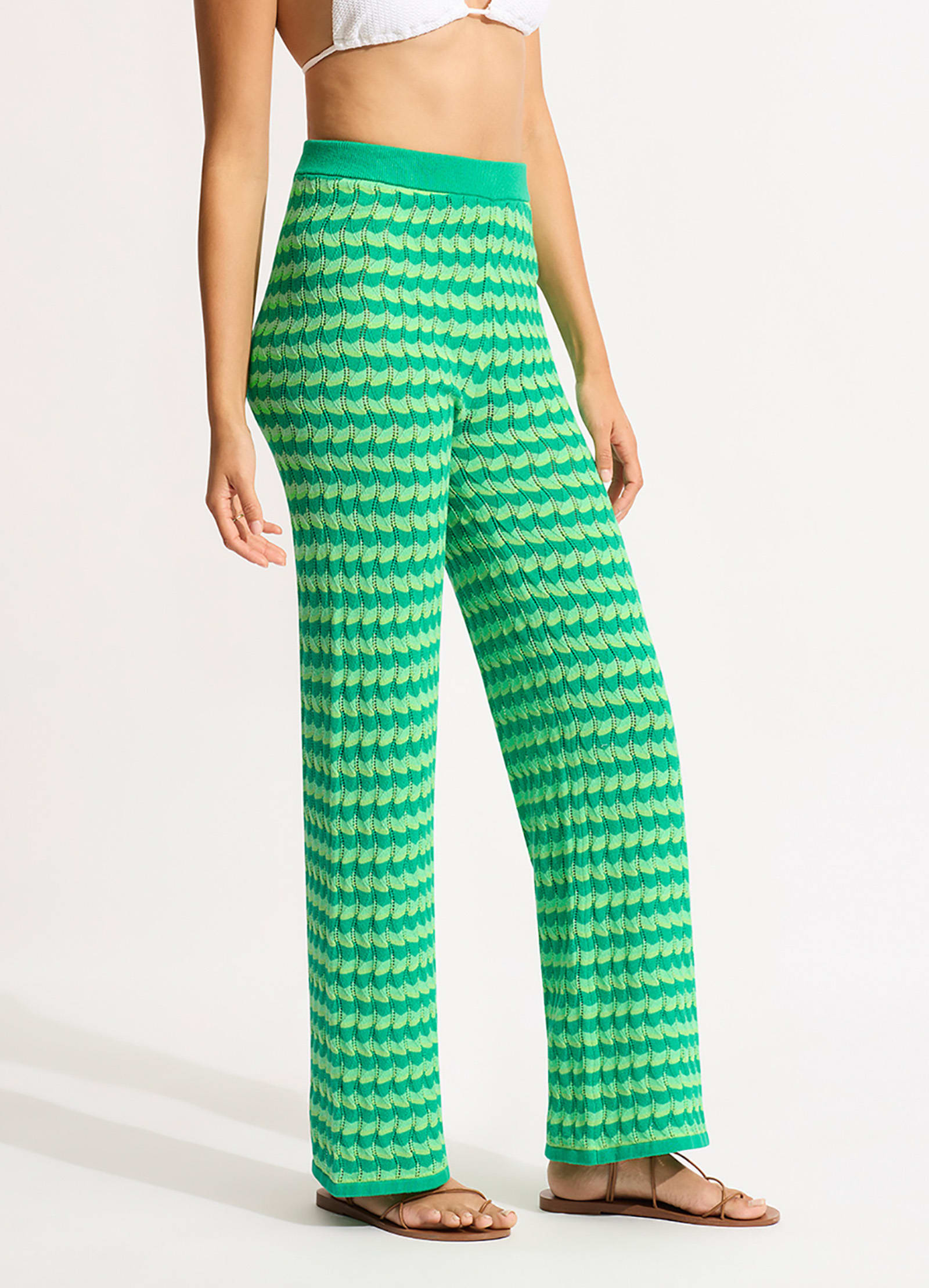 Carnaby Knit Pant - Jade - Jade view 3