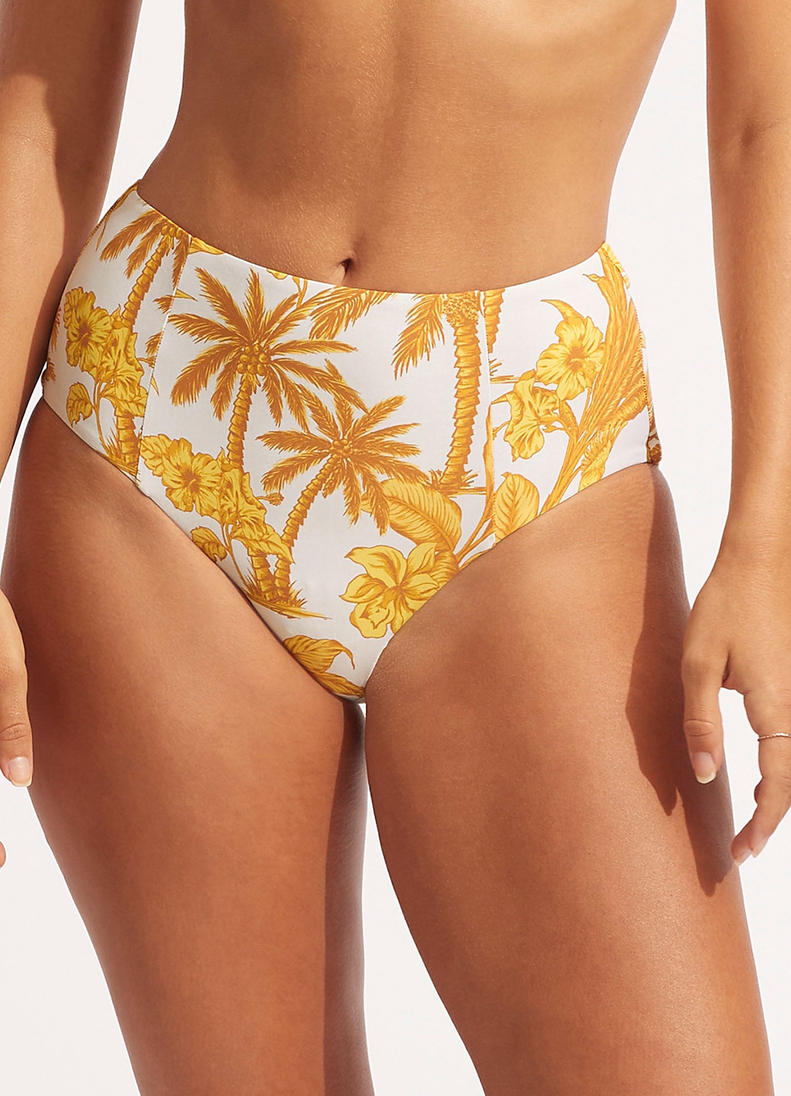 Castaway High Waisted Bikini Bottom - Tuscan Sunset - Tuscan Sunset view 2