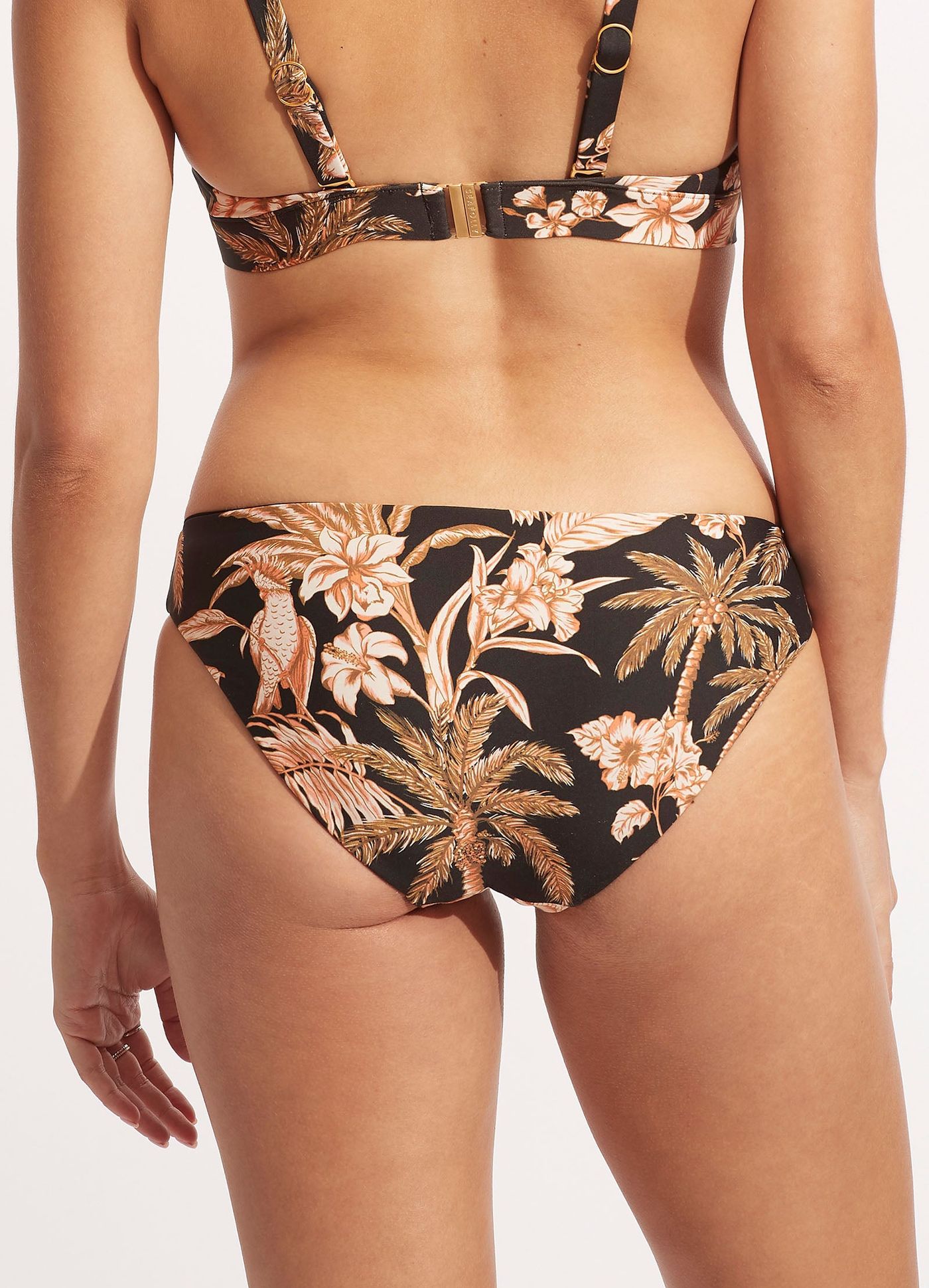 Castaway Reversible Hipster Bikini Bottom - Black - Black view 9