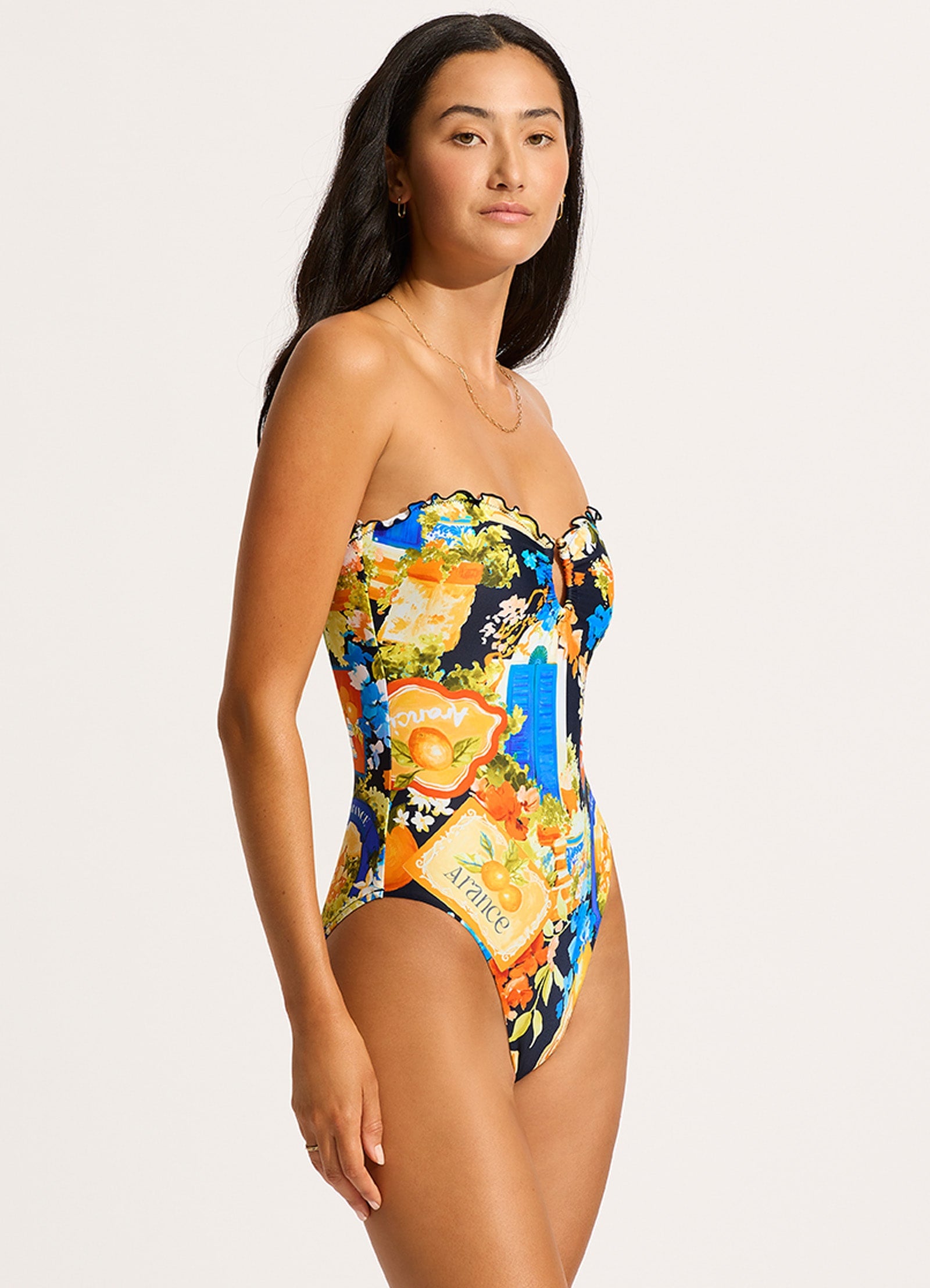 Ciao Bella Bandeau One Piece - True Navy - True Navy view 2