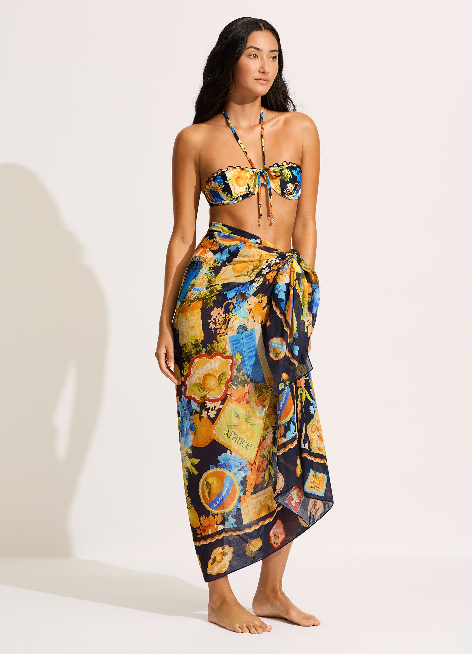 Ciao Bella Ciao Bella Sarong - True Navy - True Navy view 7
