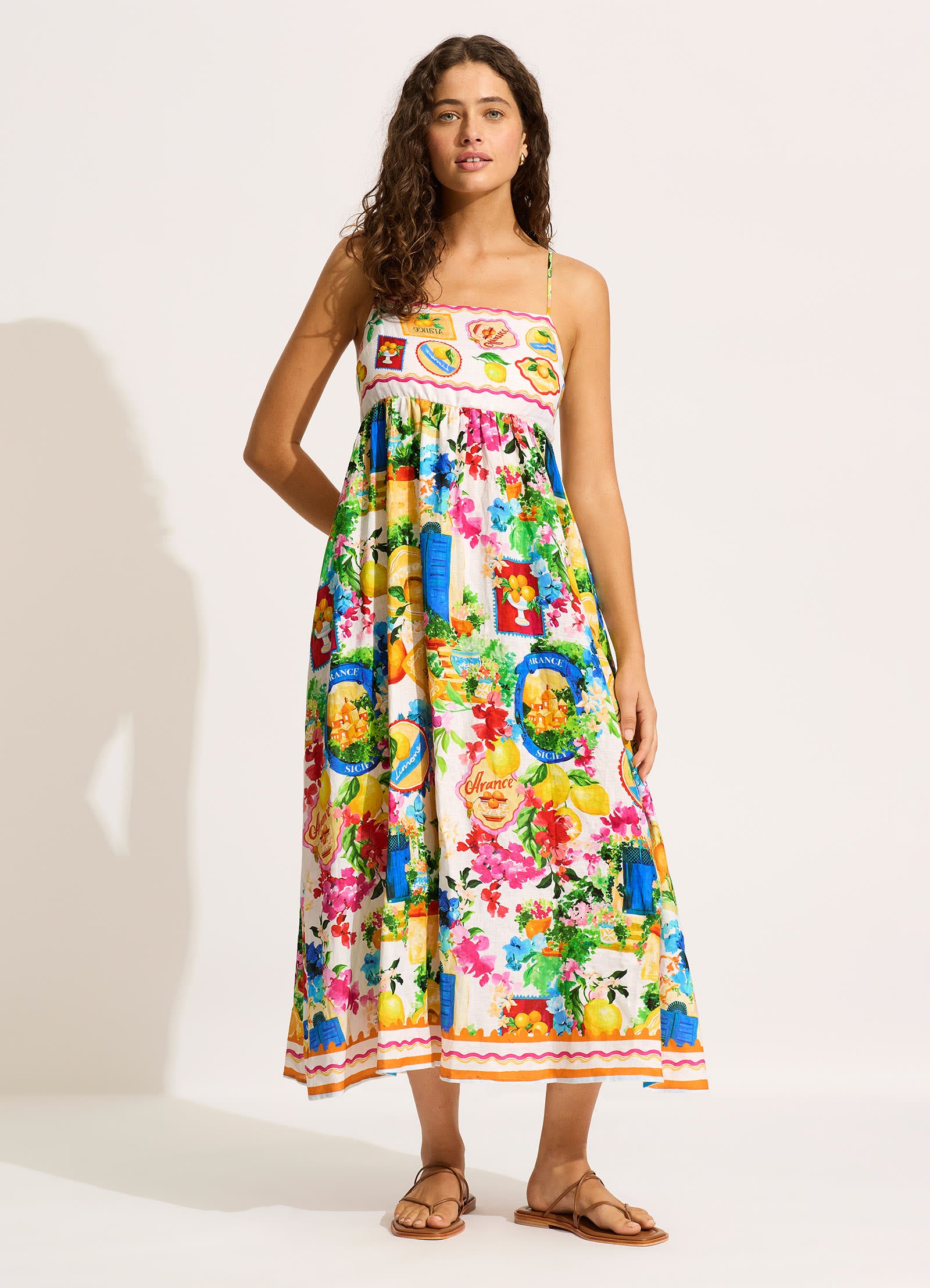 Ciao Bella Maxi Dress - White - White