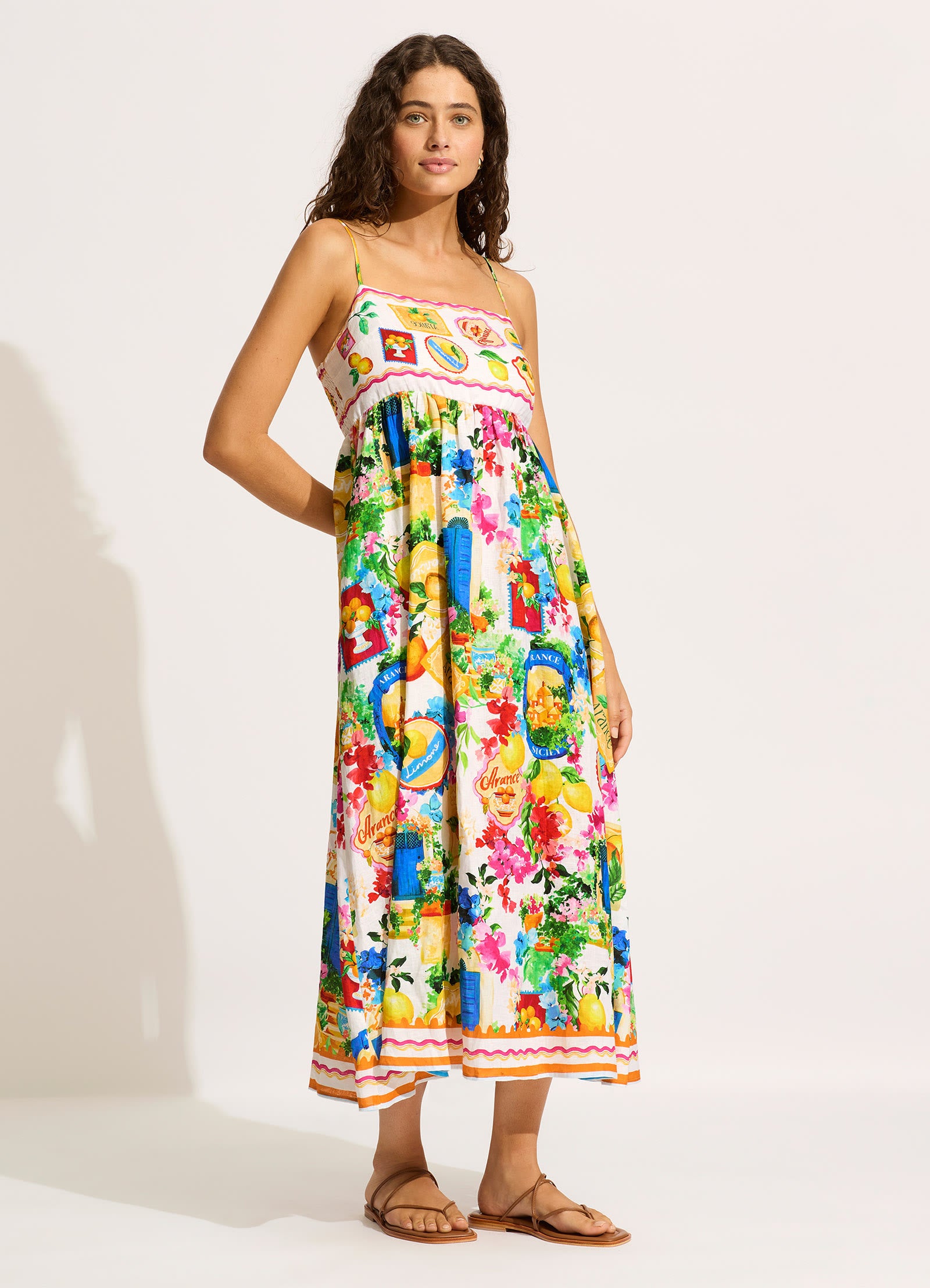 Ciao Bella Maxi Dress - White - White view 2