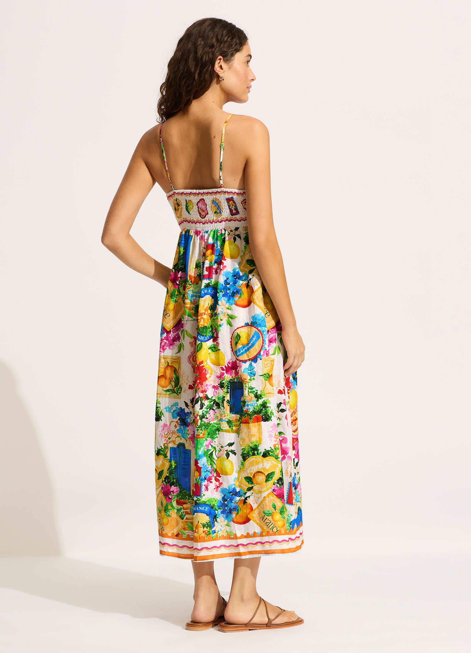 Ciao Bella Maxi Dress - White - White view 3