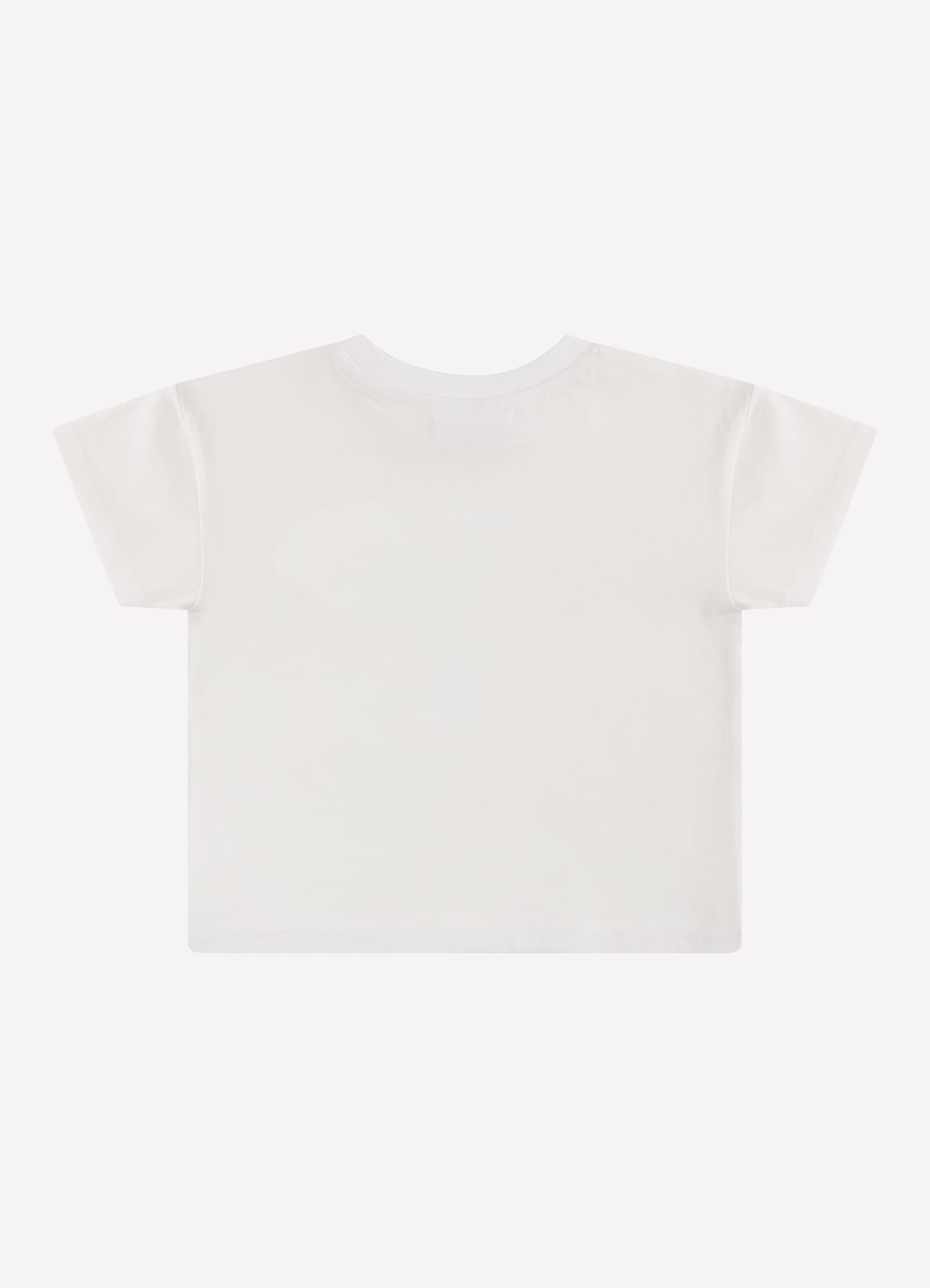 Cloud Dancer Cotton Embossed Crop Tee - Cloud Dancer - Cloud Dancer view 3