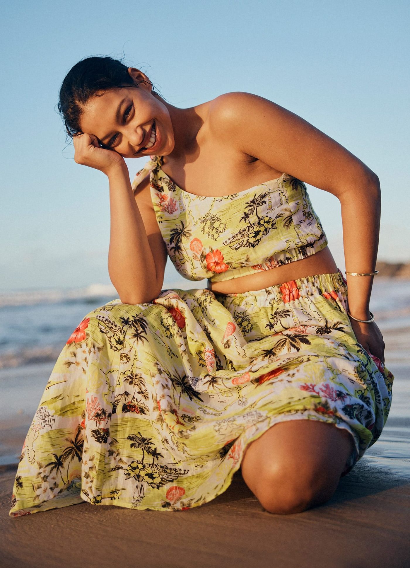 Coast To Coast One ShoulderTop - Wild Lime - Wild Lime