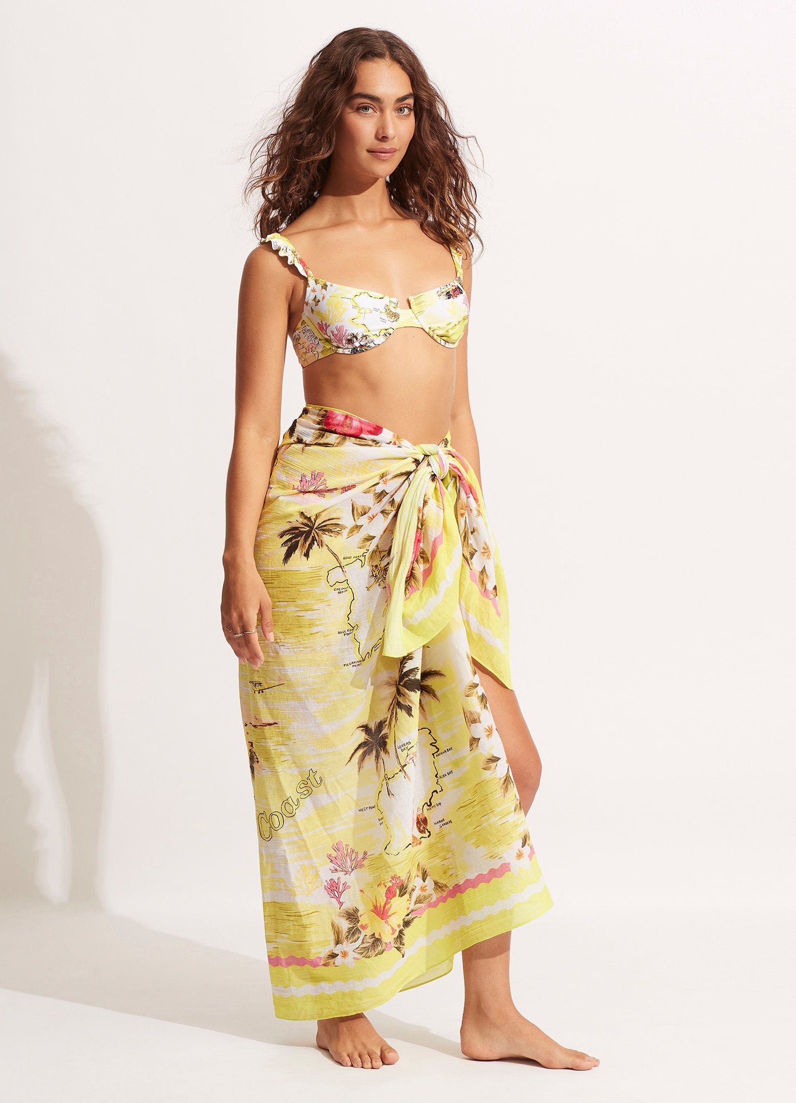 Coast to Coast Pareo - Wild Lime - Wild Lime view 2
