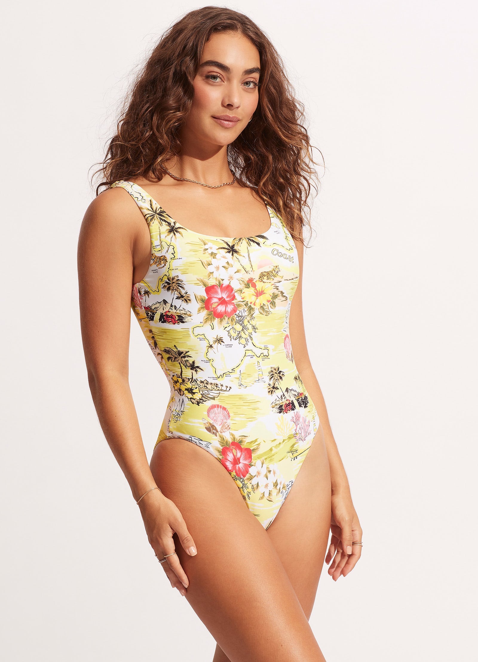 Coast To Coast Tank One Piece - Wild Lime - Wild Lime view 3