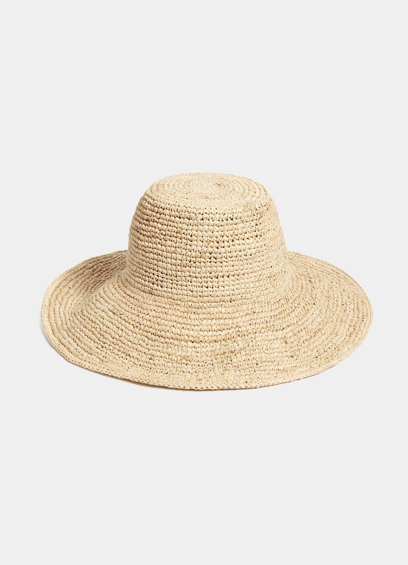Coastal Raffia Hat - Natural - Natural view 2