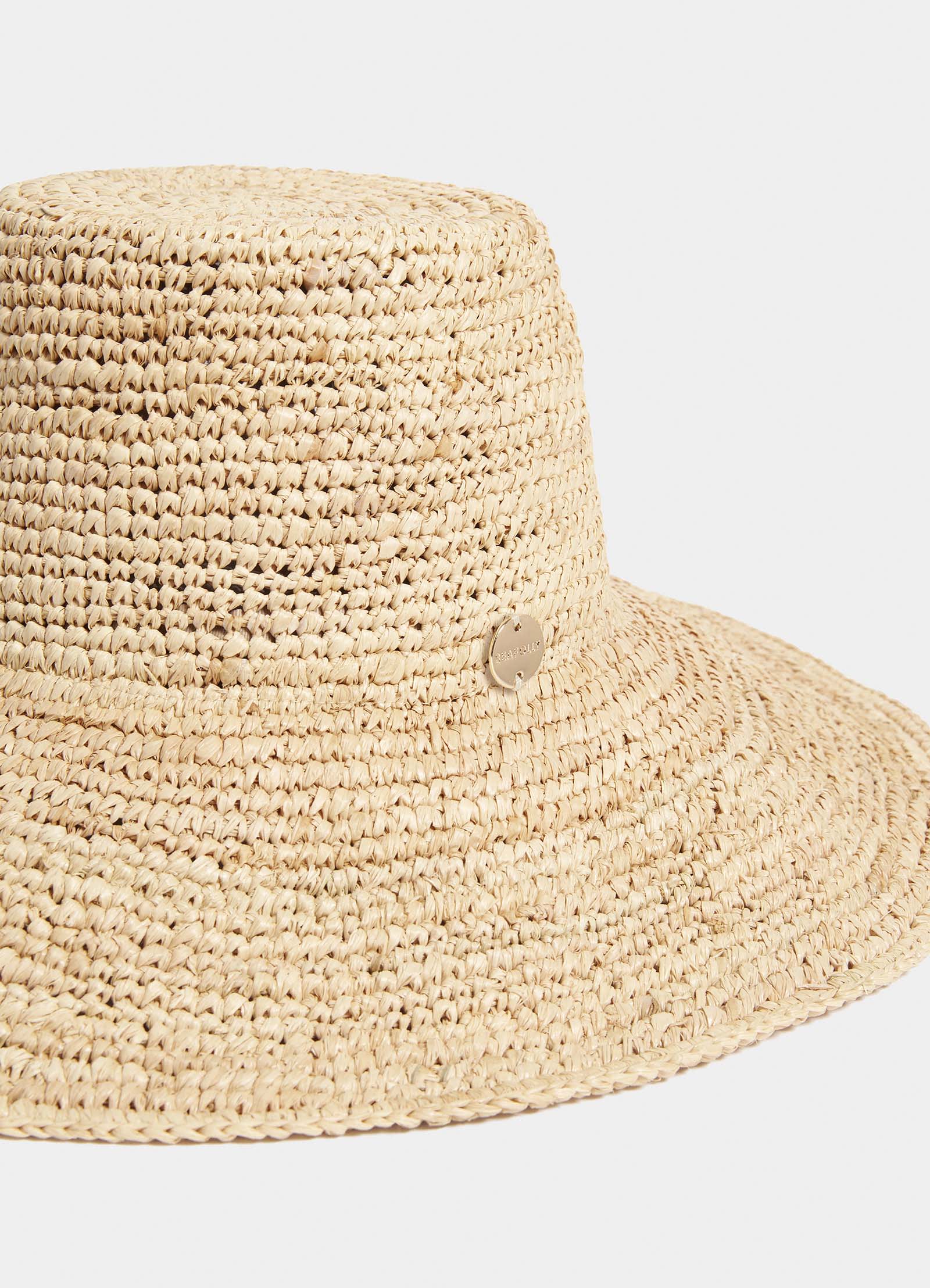 Coastal Raffia Hat - Natural - Natural view 3