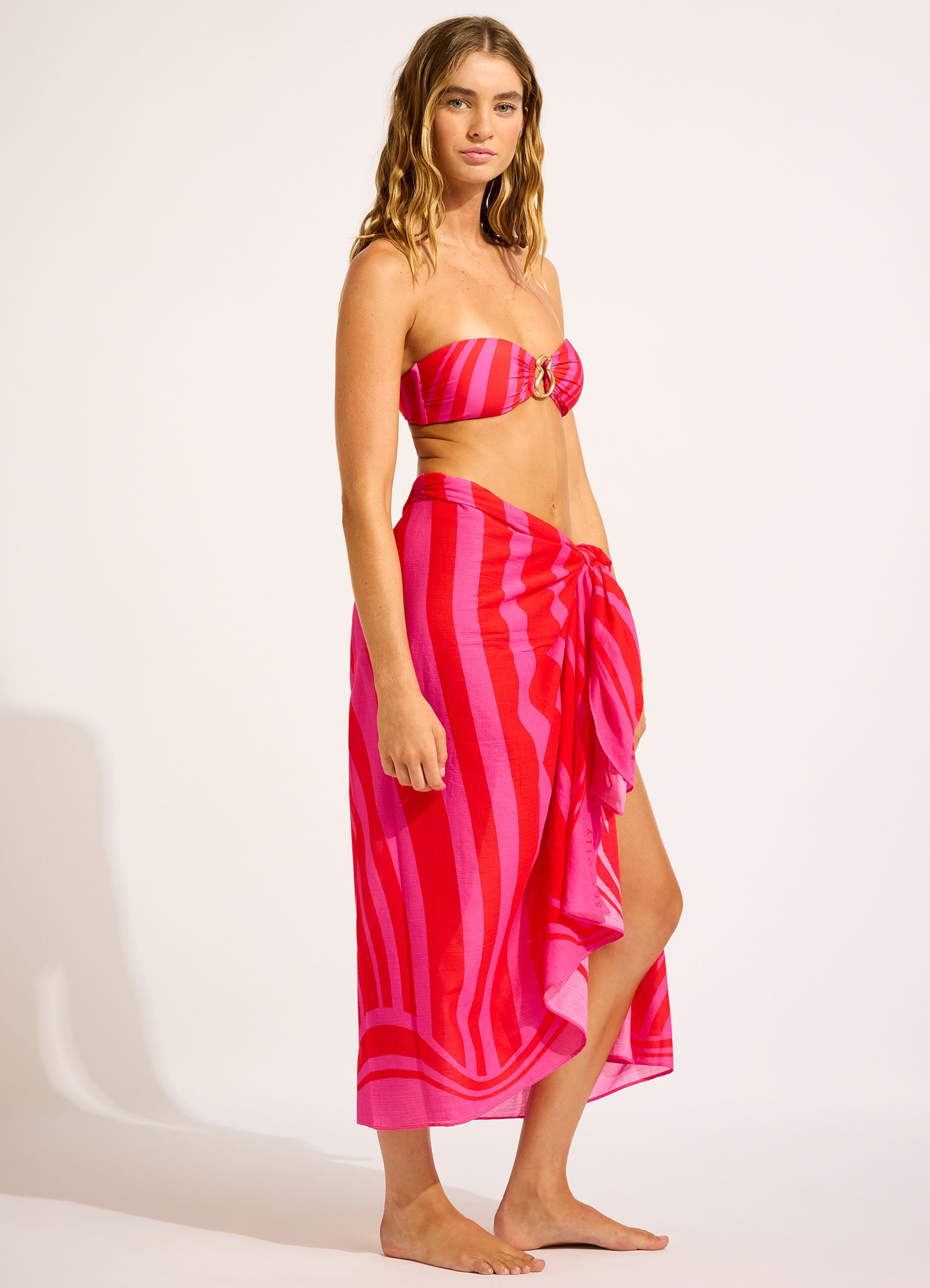 Coastline Sarong - Flame view 2