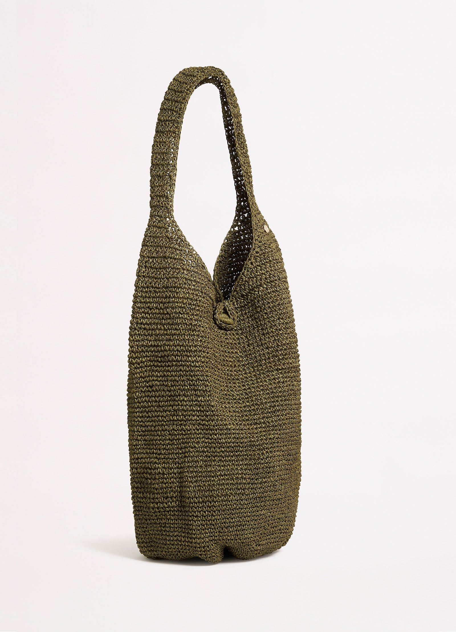Cocoon Woven Tote - Olive - Olive view 2