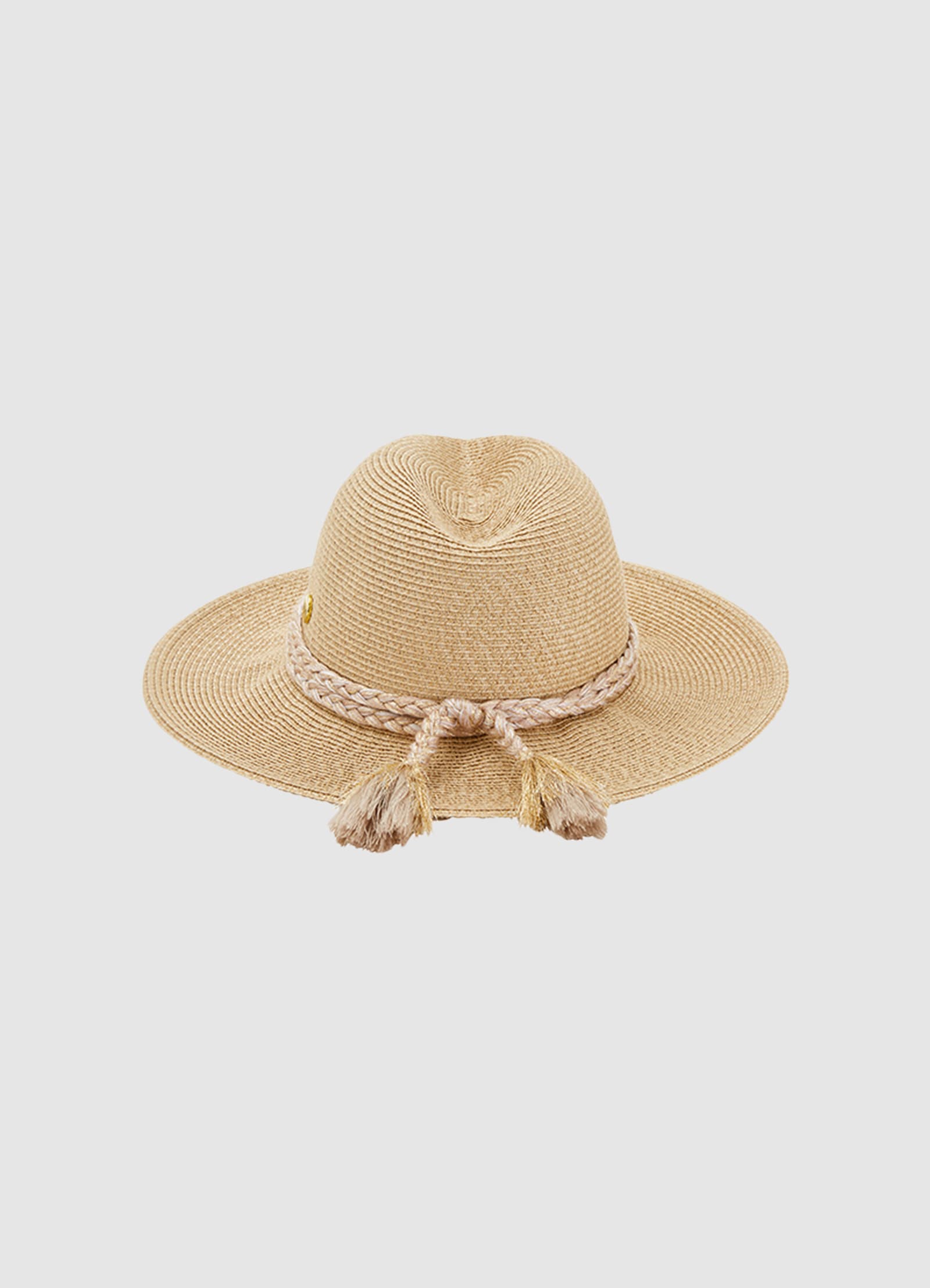 Collapsible Fedora - Gold - Gold view 3