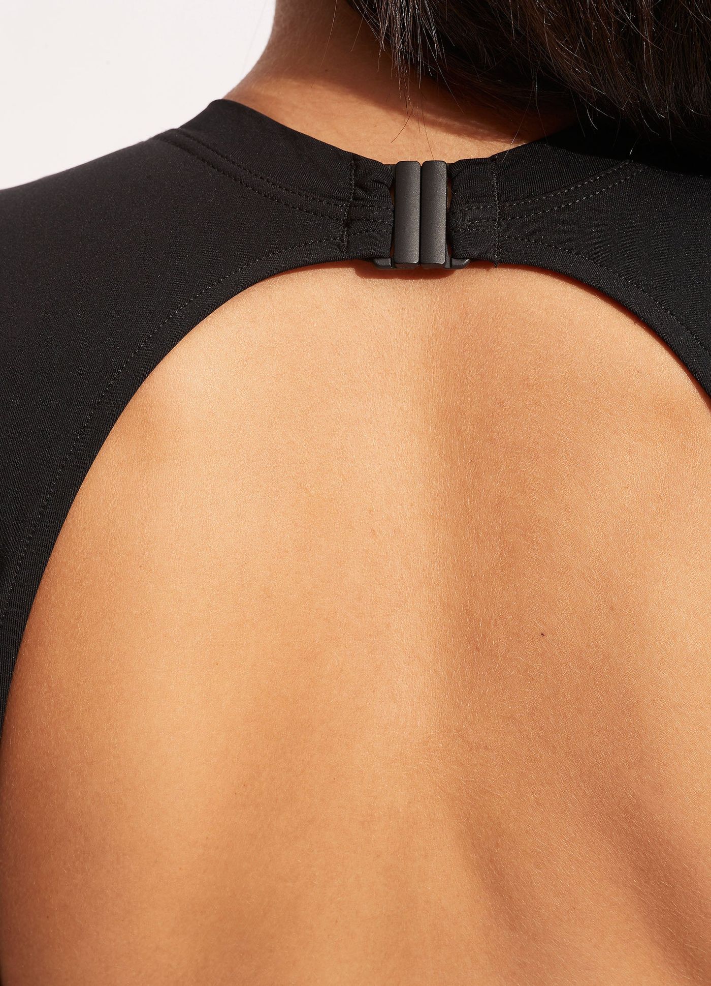 Collective Cap Sleeve One Piece - Black - Black view 4
