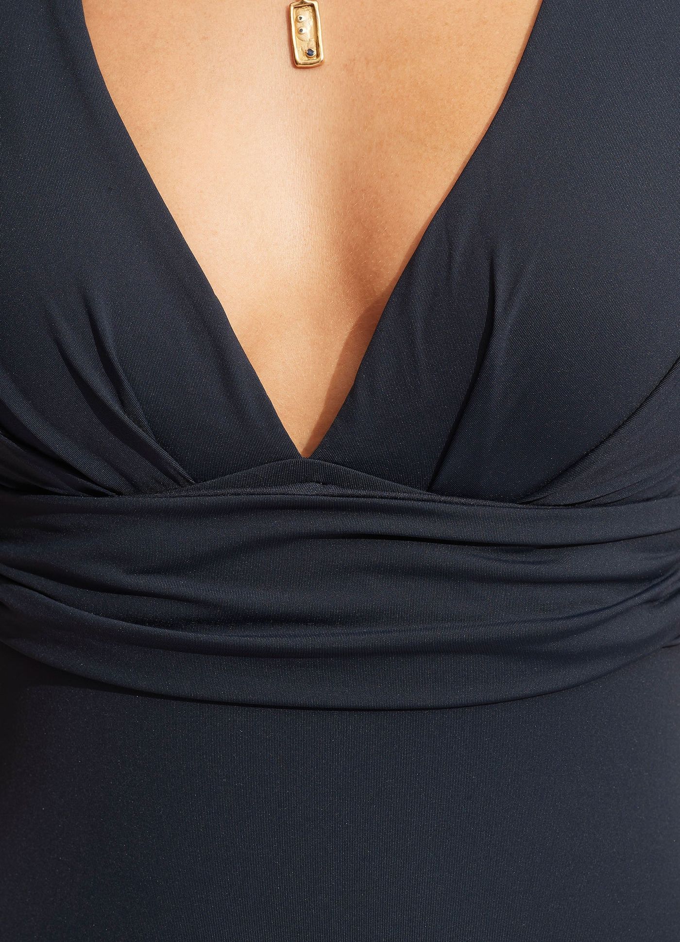 Collective Cross Back One Piece - True Navy - True Navy view 6