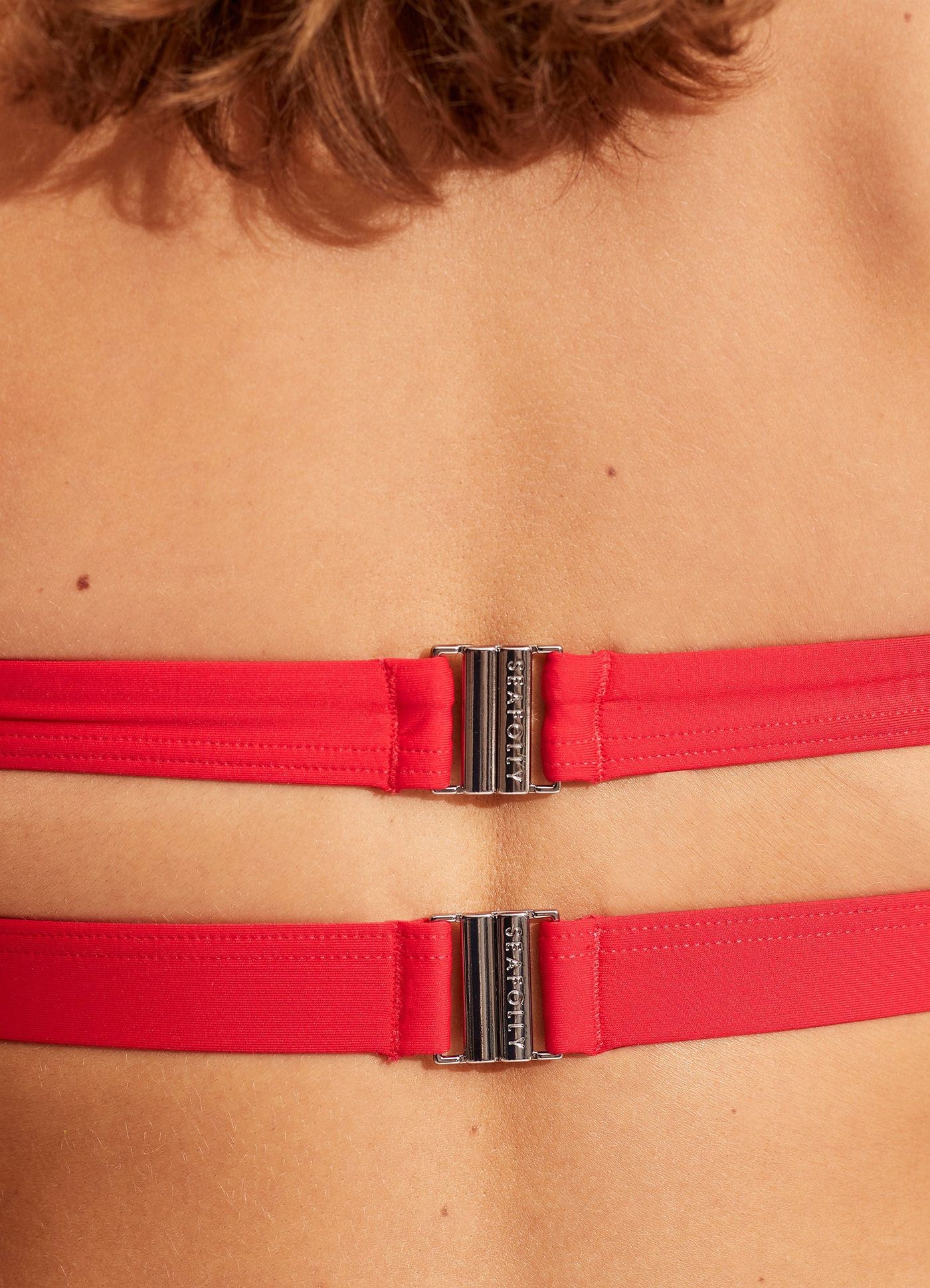 Collective Halter Bra - Chilli Red - Chilli Red view 5