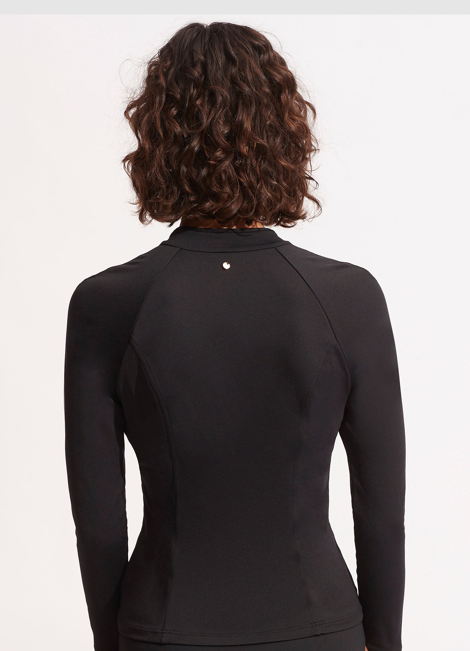 Collective Long Sleeve Sunvest - Black - Black view 4