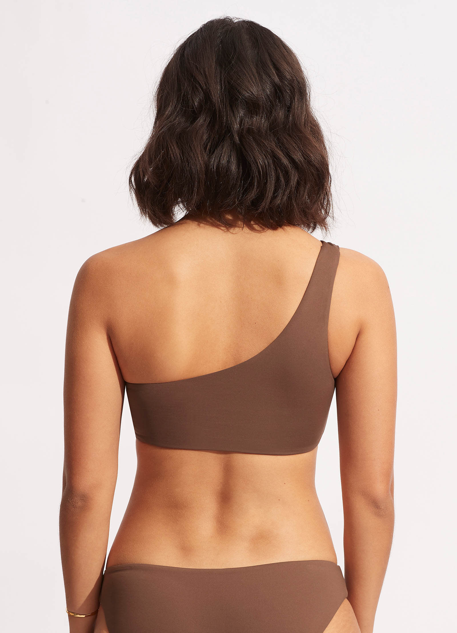Collective One Shoulder Top - Tiramisu - Tiramisu view 4