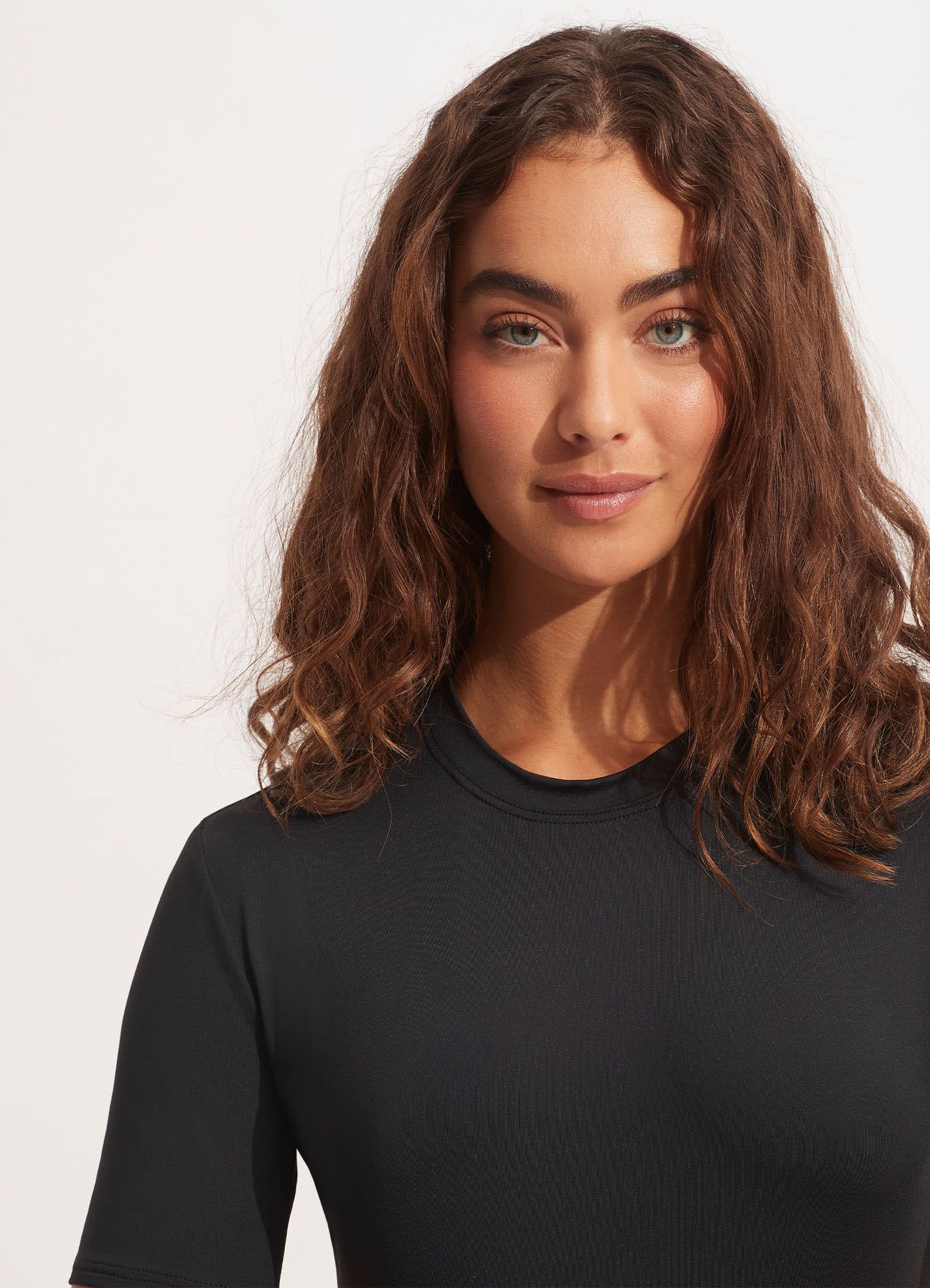 Collective Short Sleeve Sunvest - Black - Black view 5