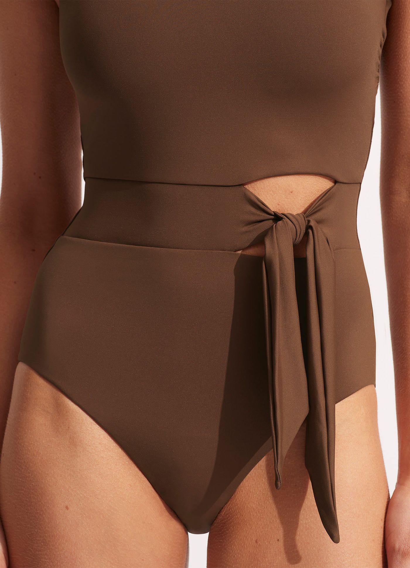 Collective Tie Waist One Piece - Tiramisu - Tiramisu view 5