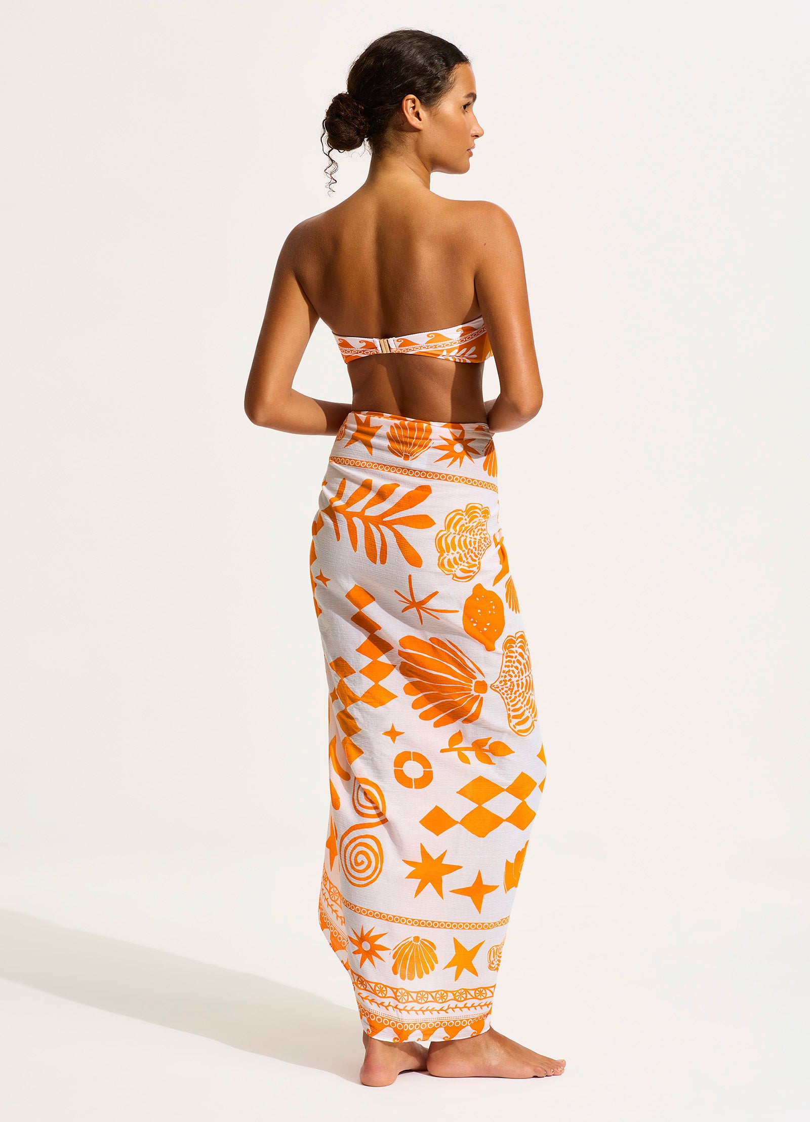 Corfu Sarong - Turmeric - Turmeric view 3