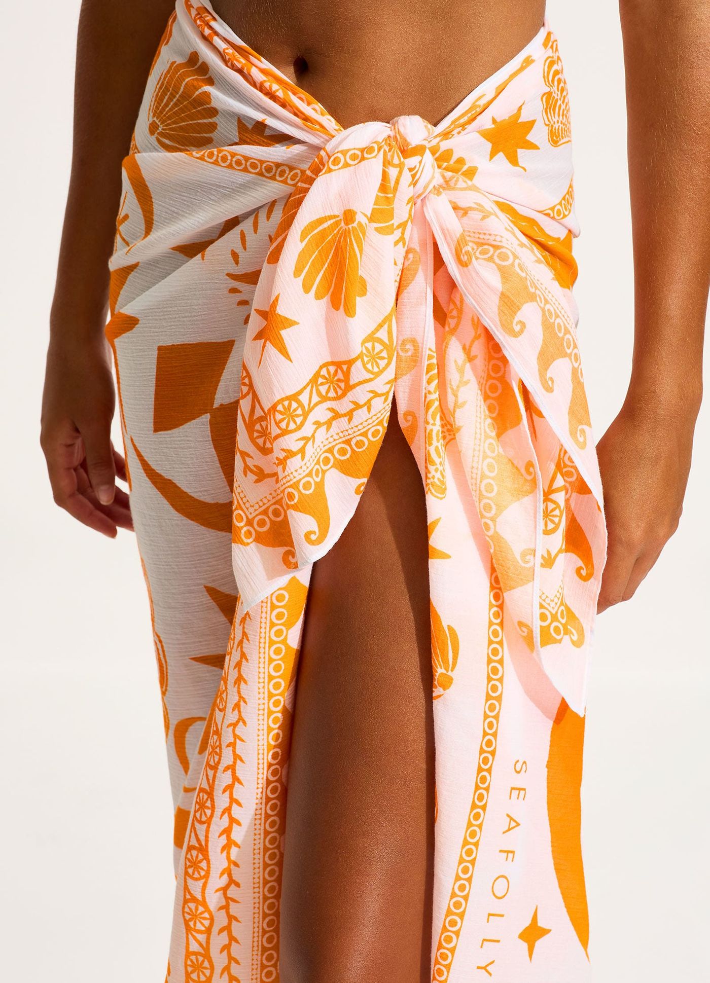 Corfu Sarong - Turmeric - Turmeric view 4