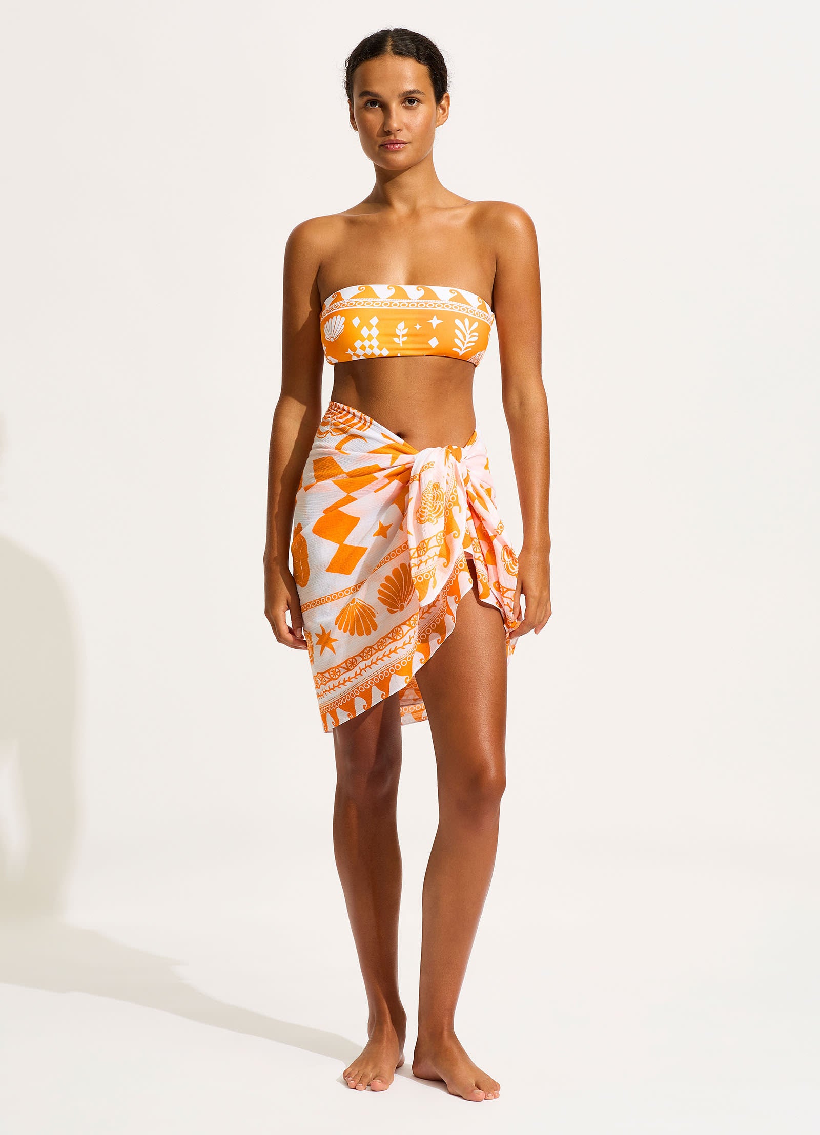 Corfu Sarong - Turmeric - Turmeric view 7