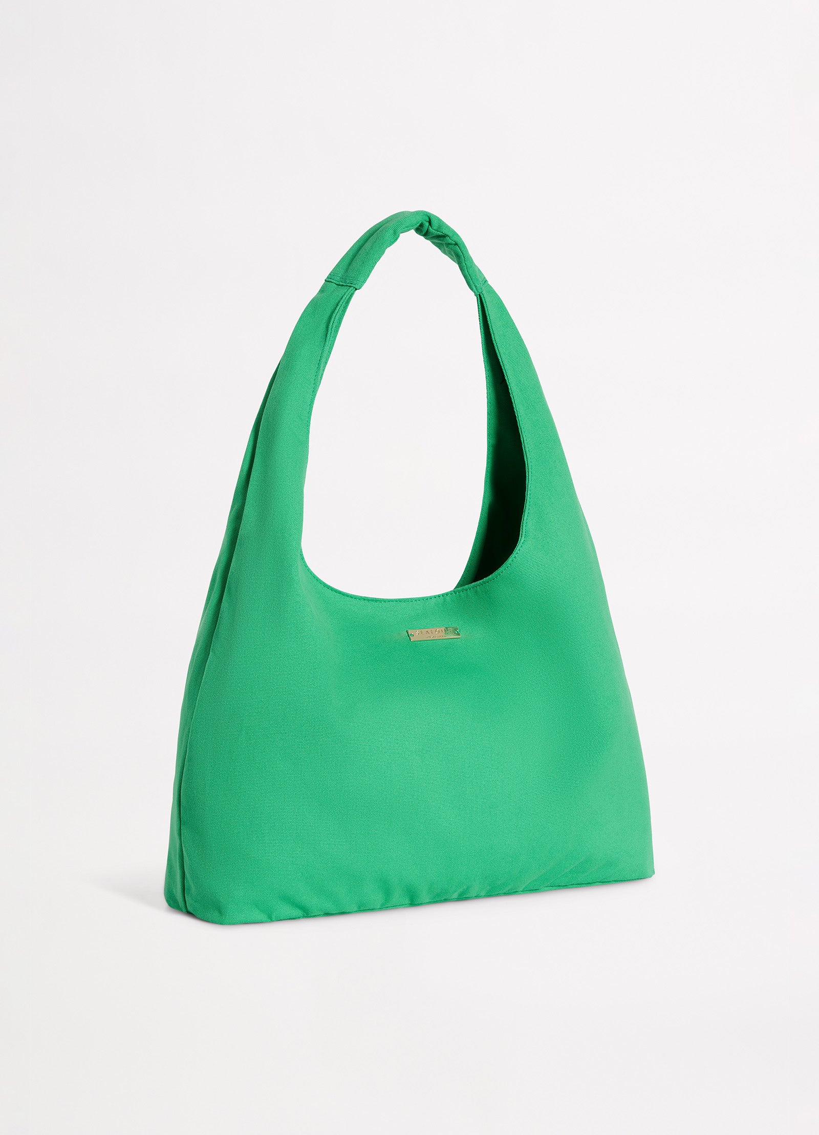 Cotton Canvas Tote Bag - Jade - Jade view 2