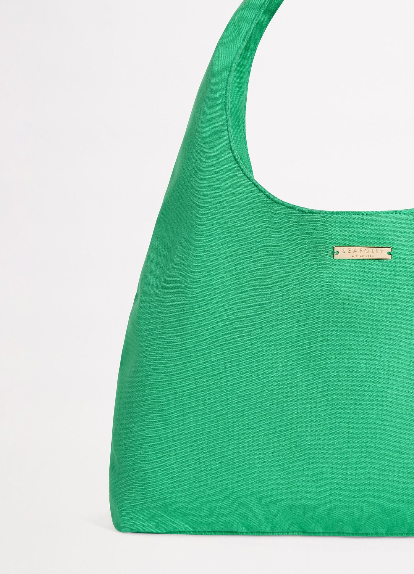 Cotton Canvas Tote Bag - Jade - Jade view 3