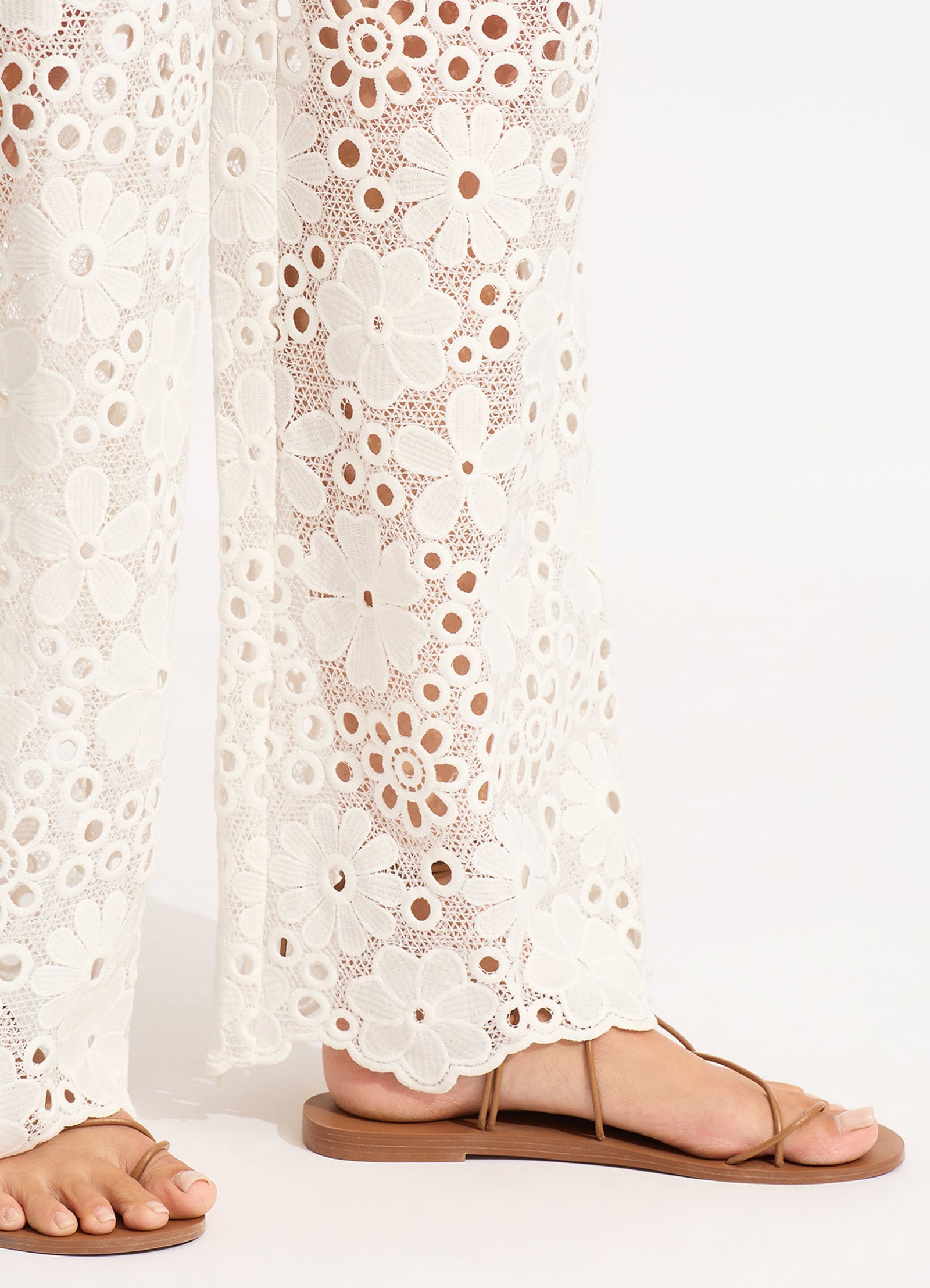 Crochet Pant - White - White view 5