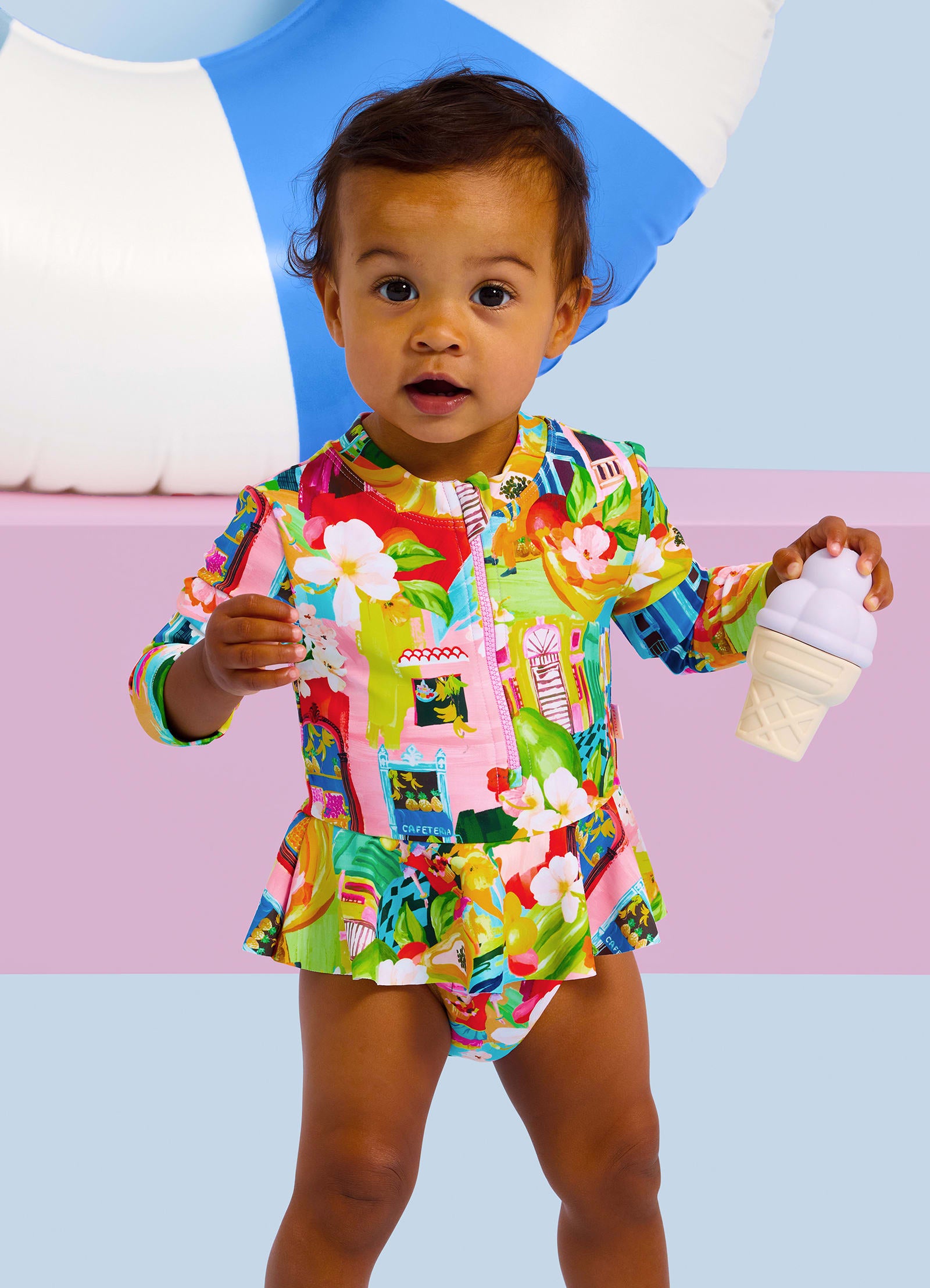 Cuba Flounce Sunsuit - Cuba - Cuba