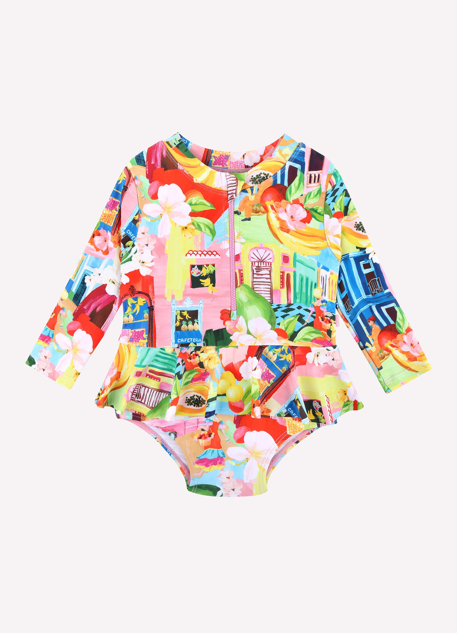 Cuba Flounce Sunsuit - Cuba - Cuba view 3